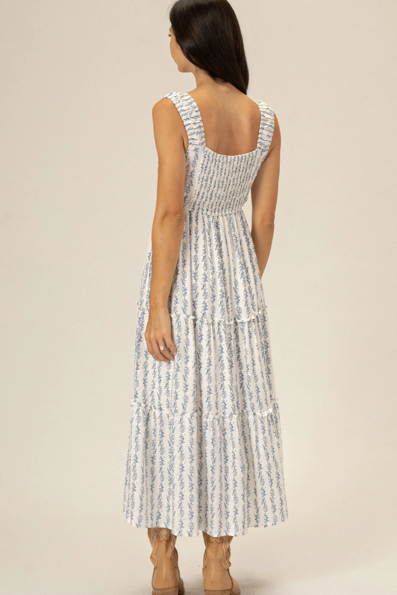 Rita Floral Midi Dress