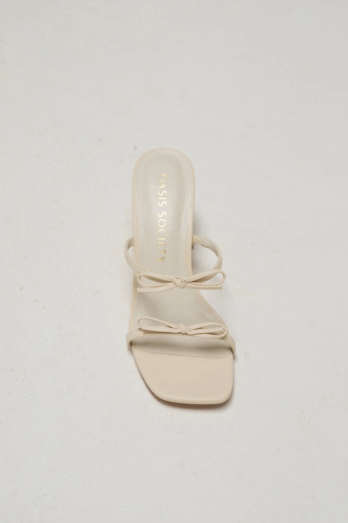 Wendy Double Strap Bow Heels