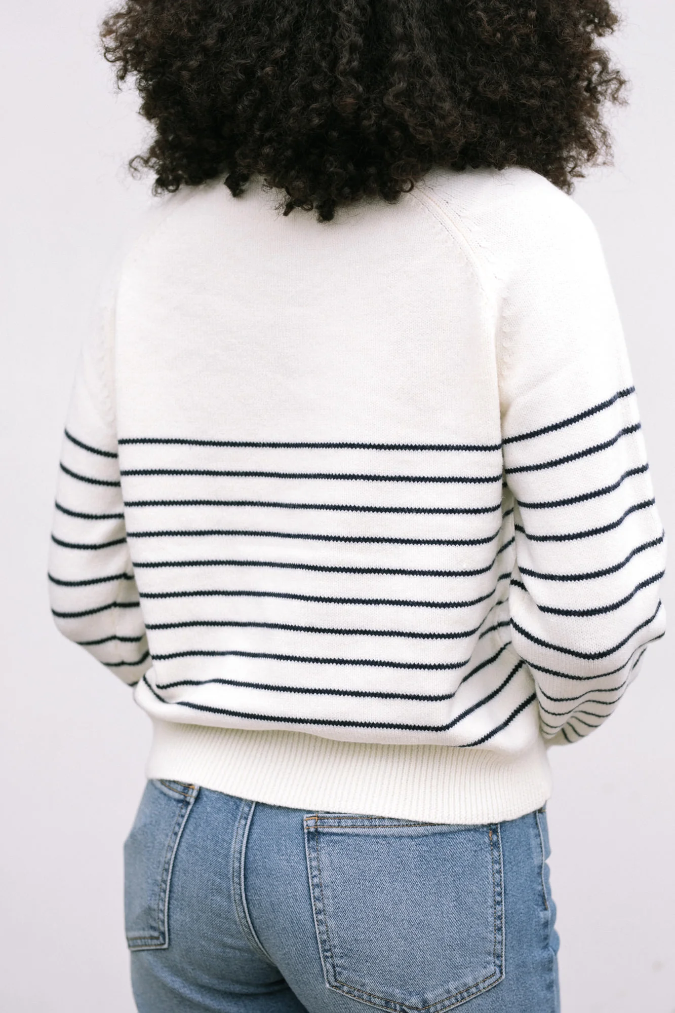 Buttoned Knit Sweater