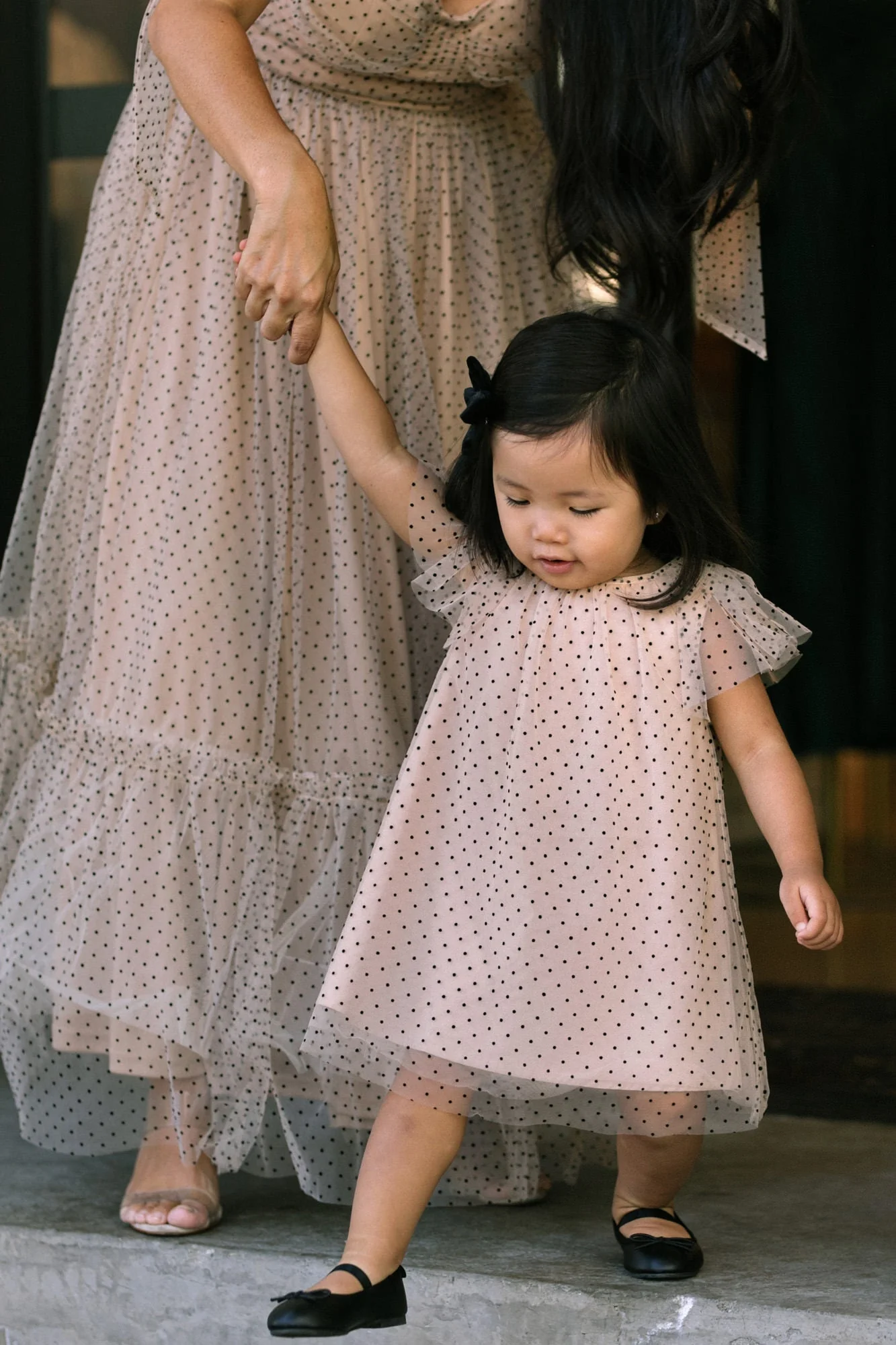 Mini Dotted Tulle Dress