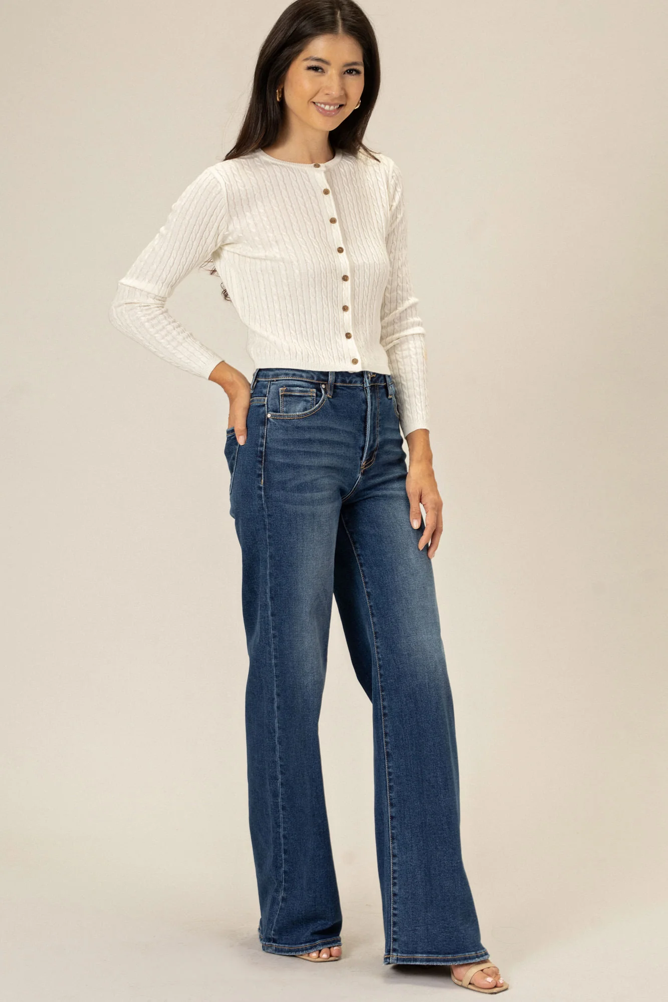 High Waist Flare Jeans