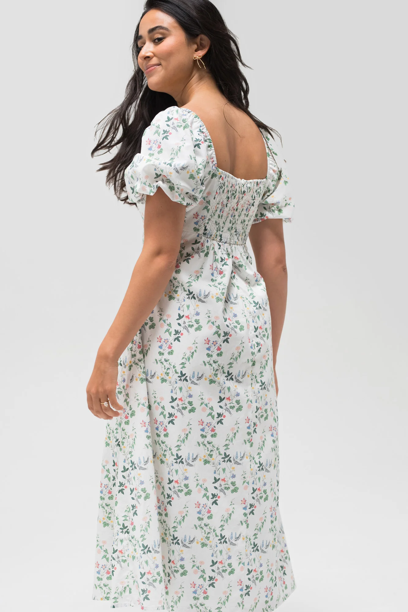 Delilah Floral Midi Dress