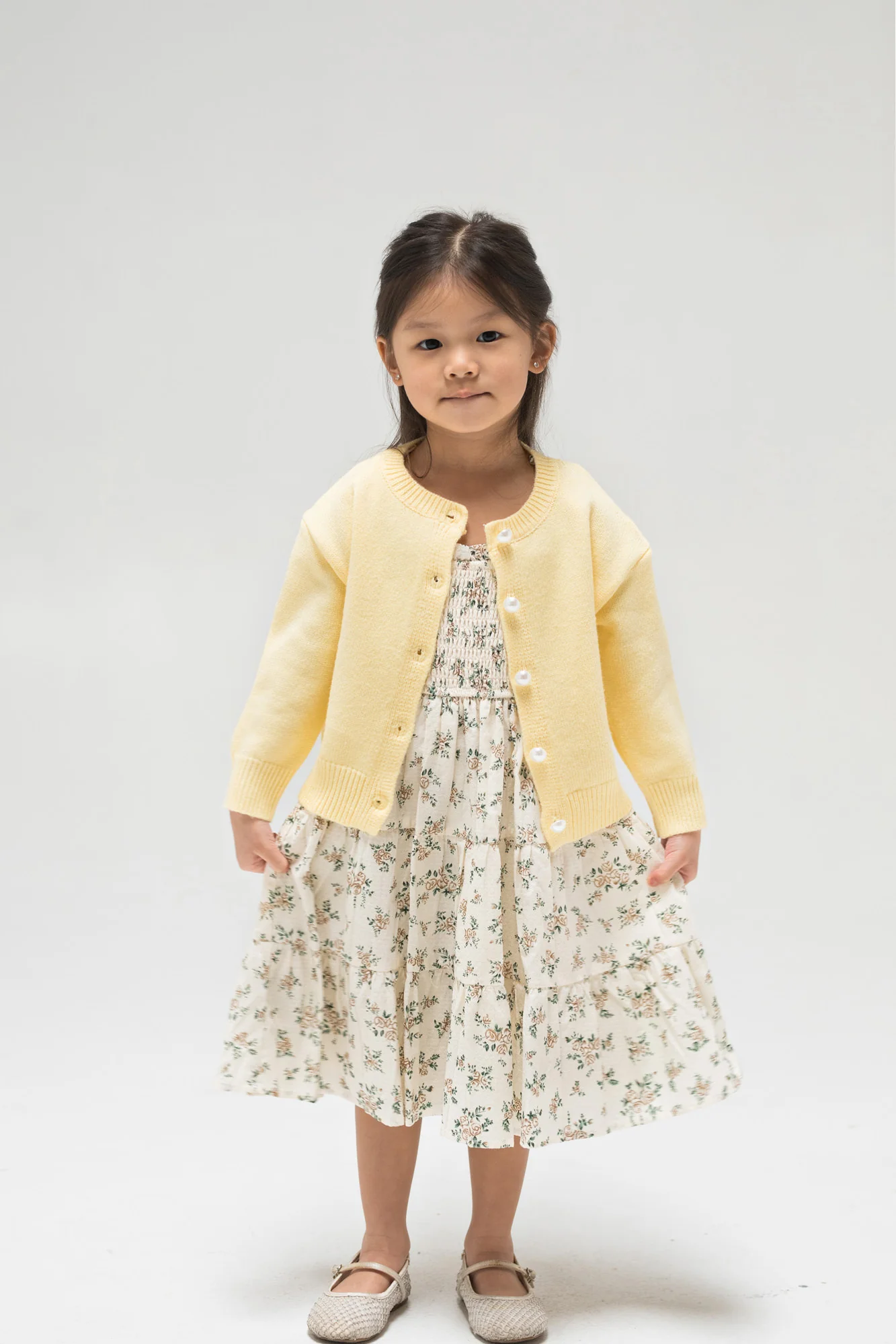 Kids Lisa Buttoned Cardigan