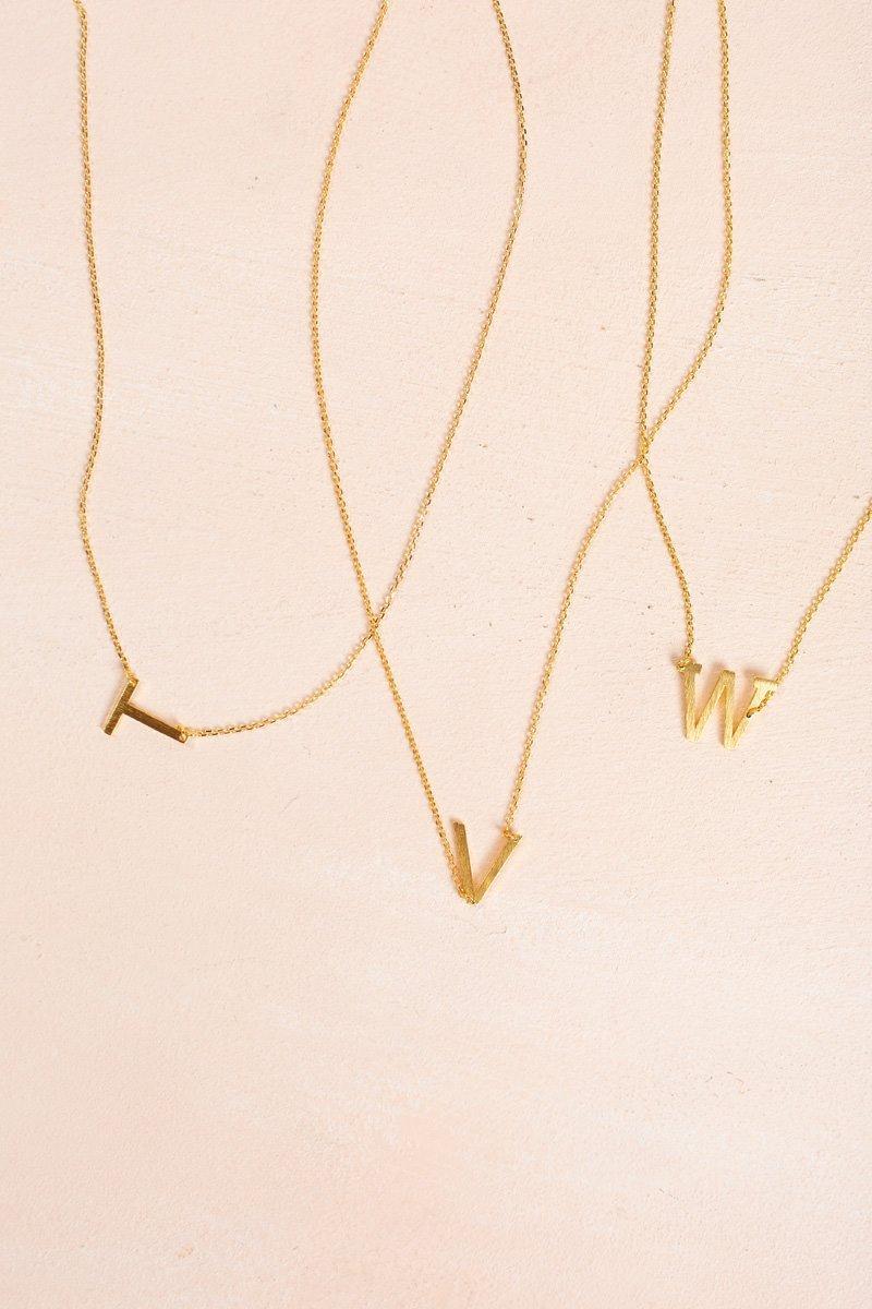 Kaye Gold Initial Necklace