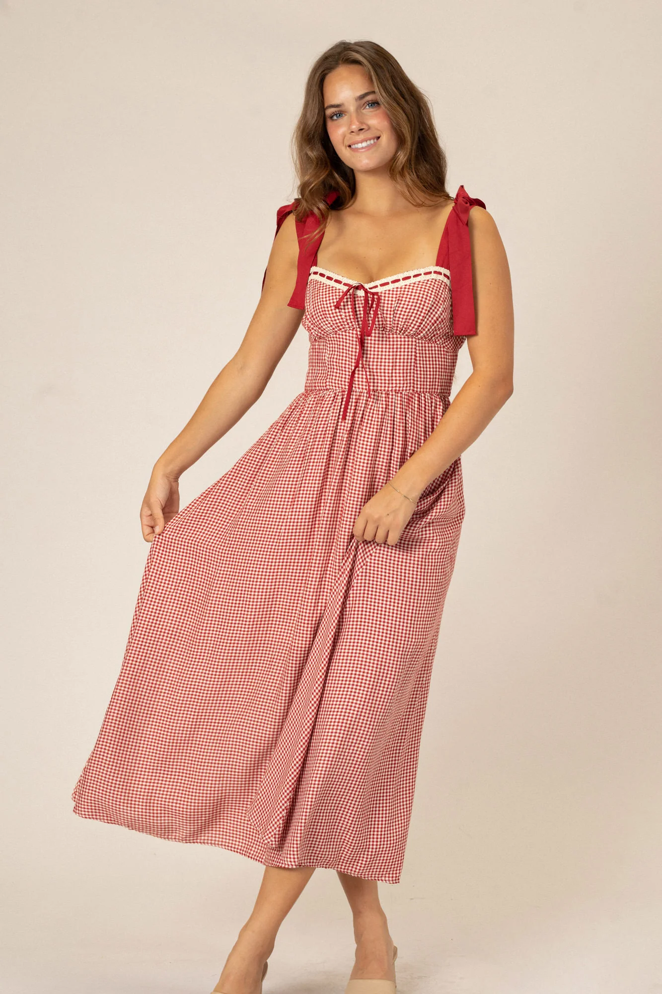 Plaid Sweetheart Dress