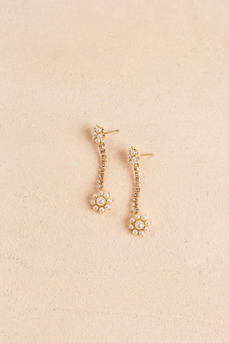 Stone Drop Earrings