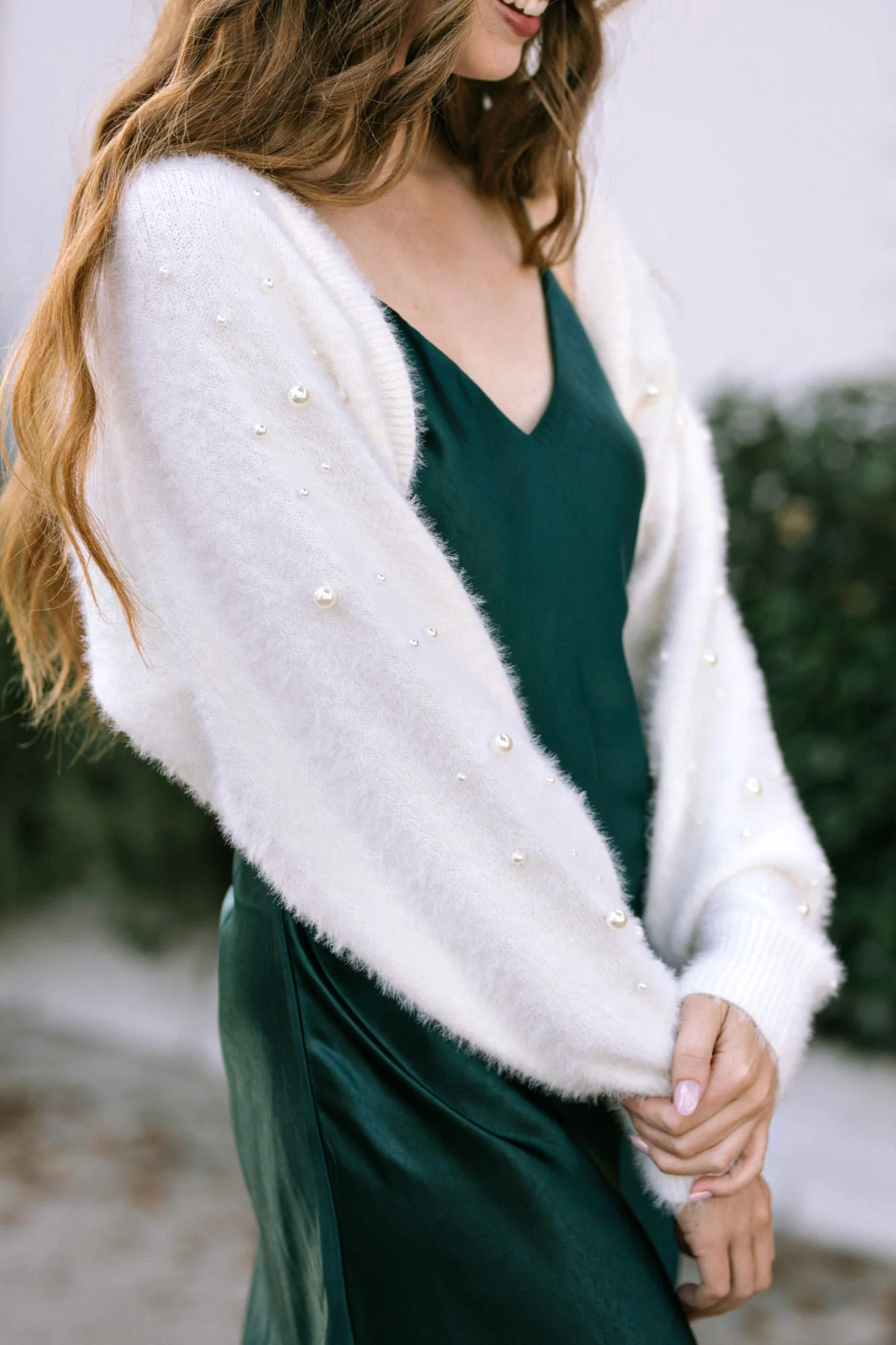 Pearl Shrug Cardigan