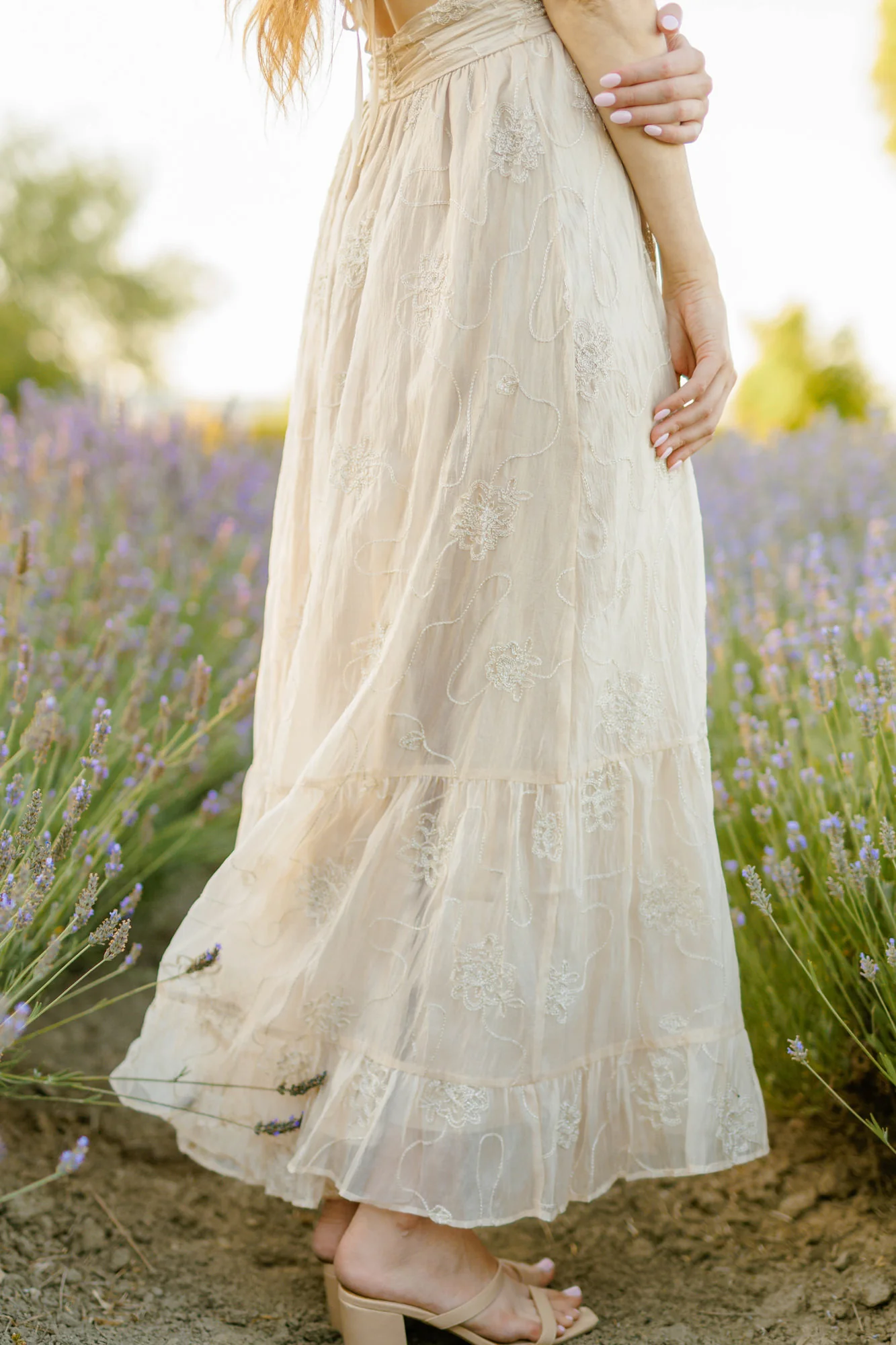 Elena Floral Embroidered Dress