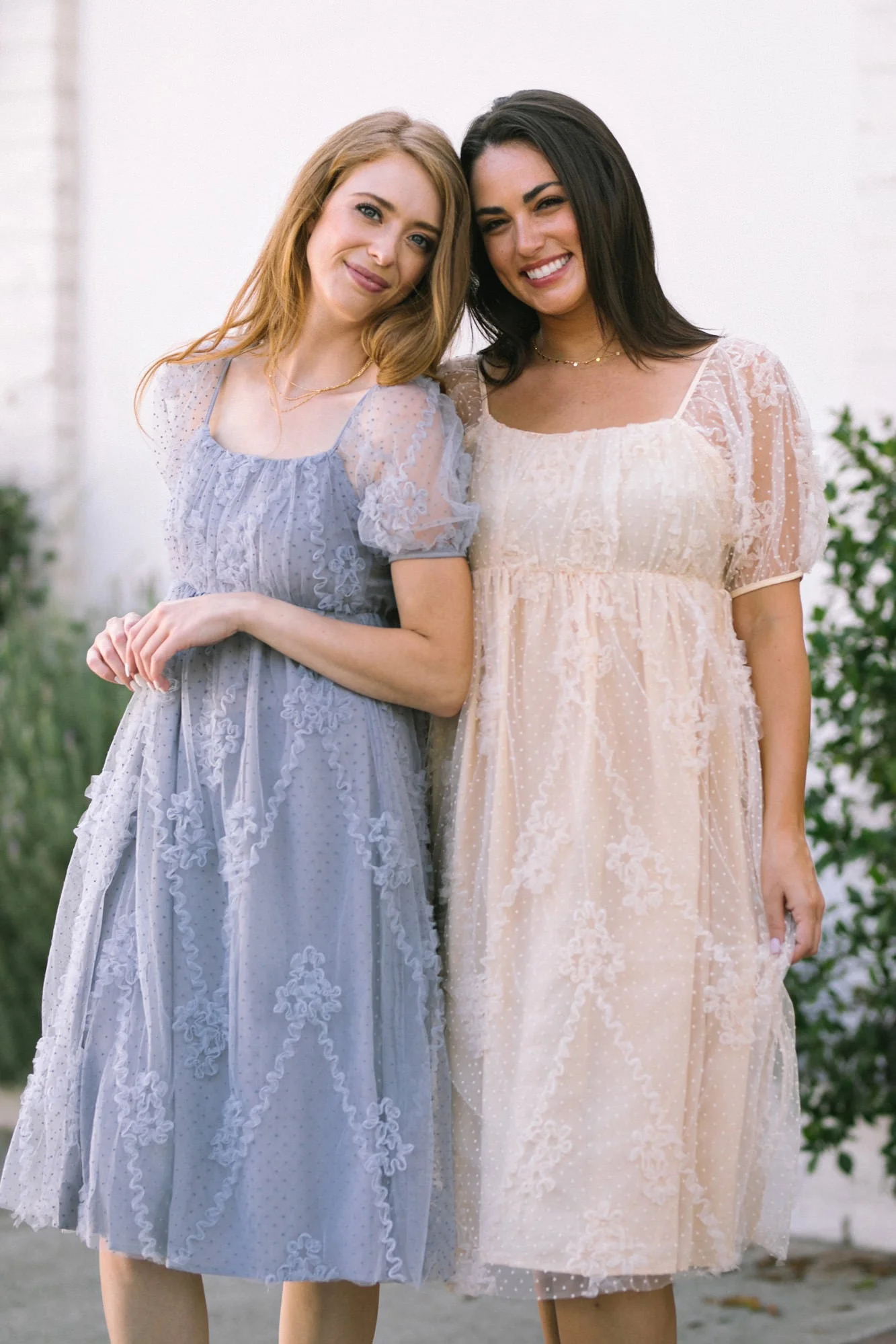 Gwen Dotted Tulle Dress