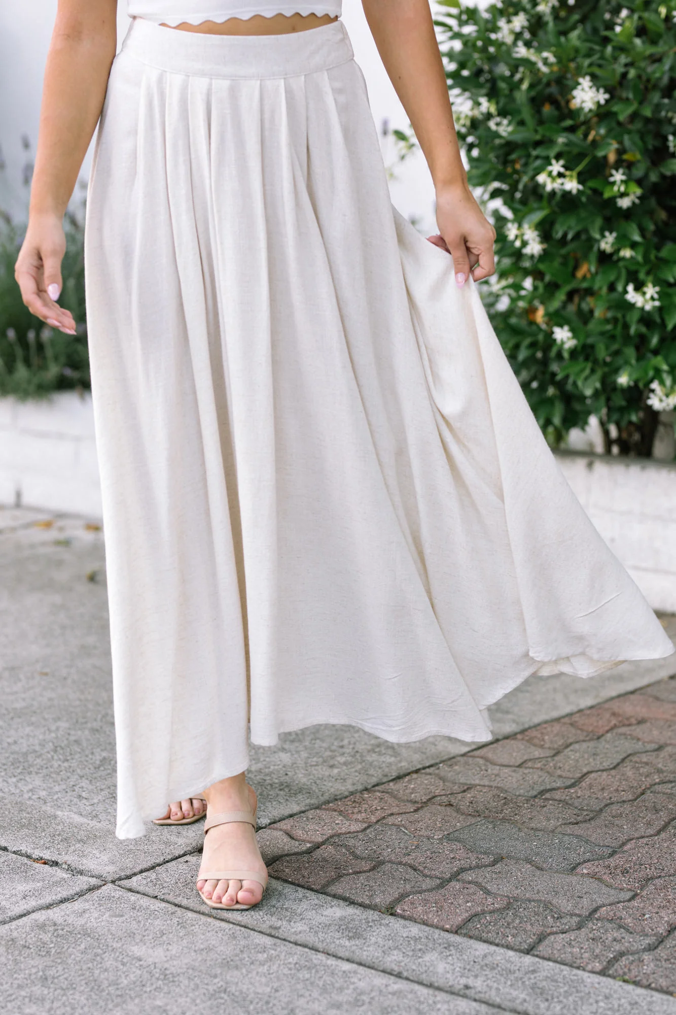 Rochelle Pleated Maxi Skirt