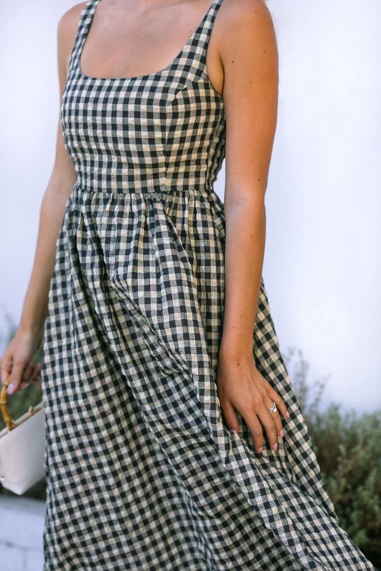 Gingham Maxi Dress