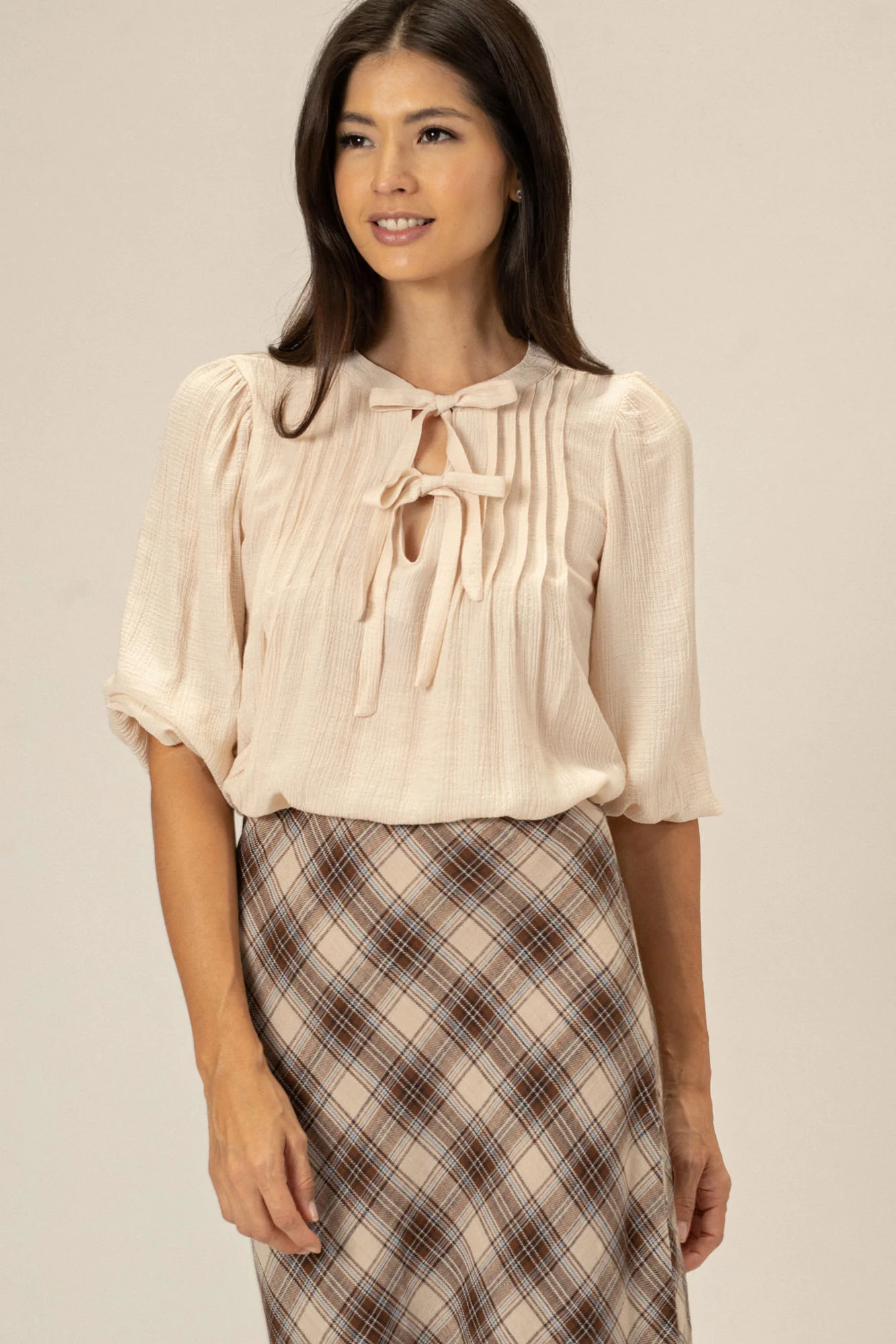 Front Tie Blouse