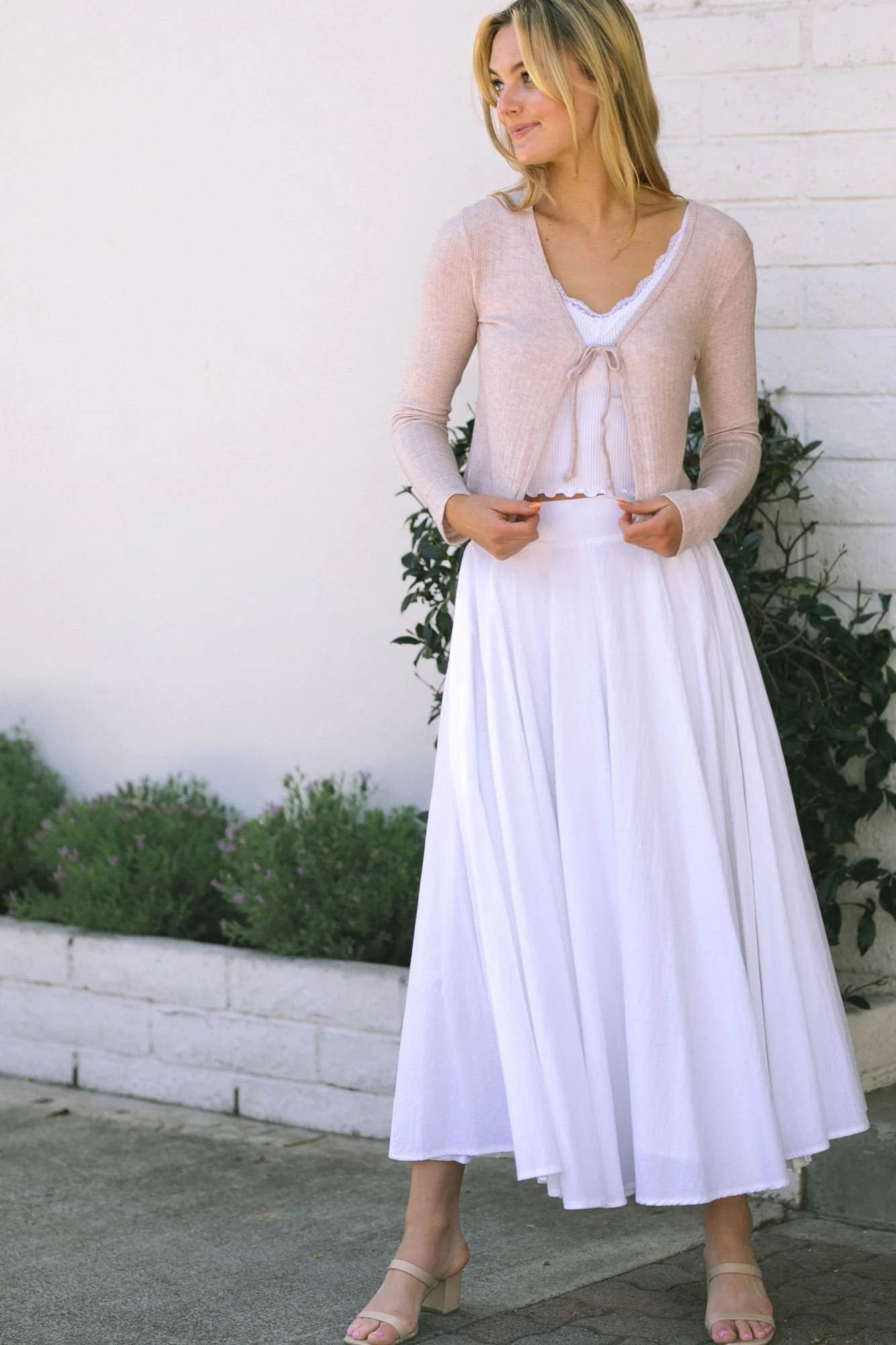 Fabiola Tie Front Top