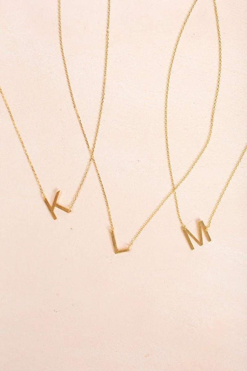 Kaye Gold Initial Necklace