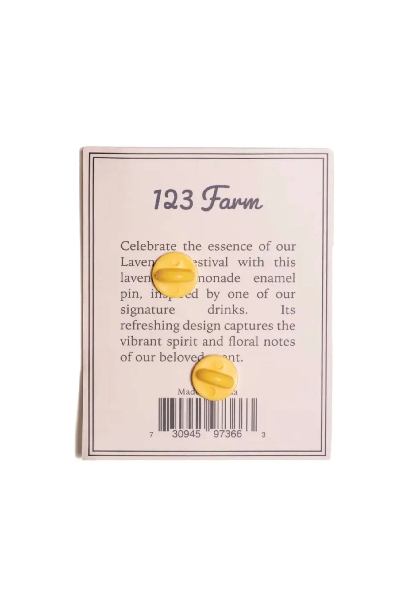 Lavender Lemonade Enamel Pin - 2