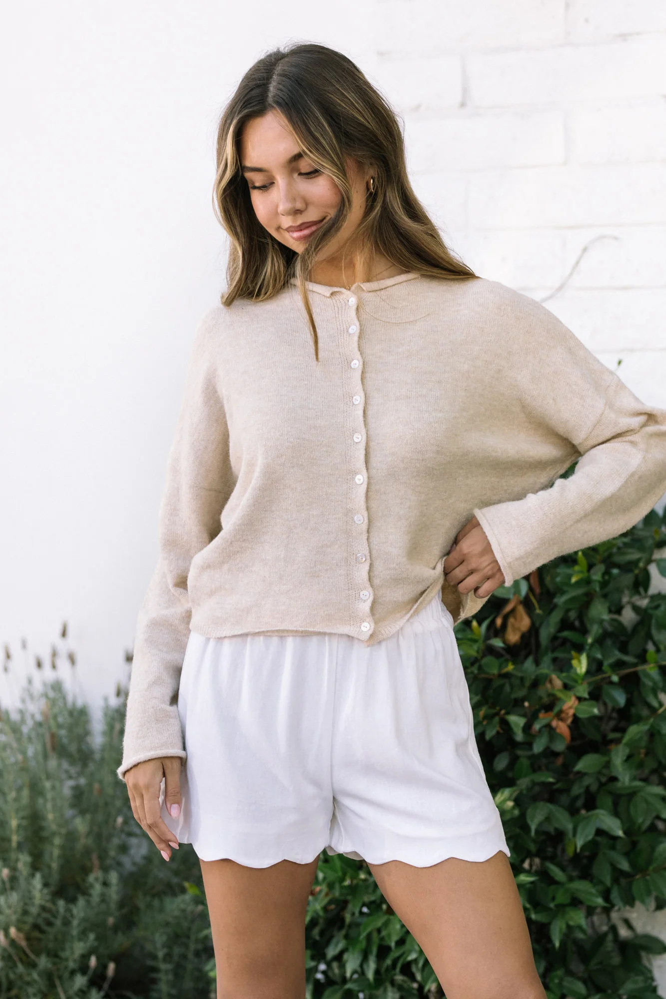 Sonia Scalloped Shorts