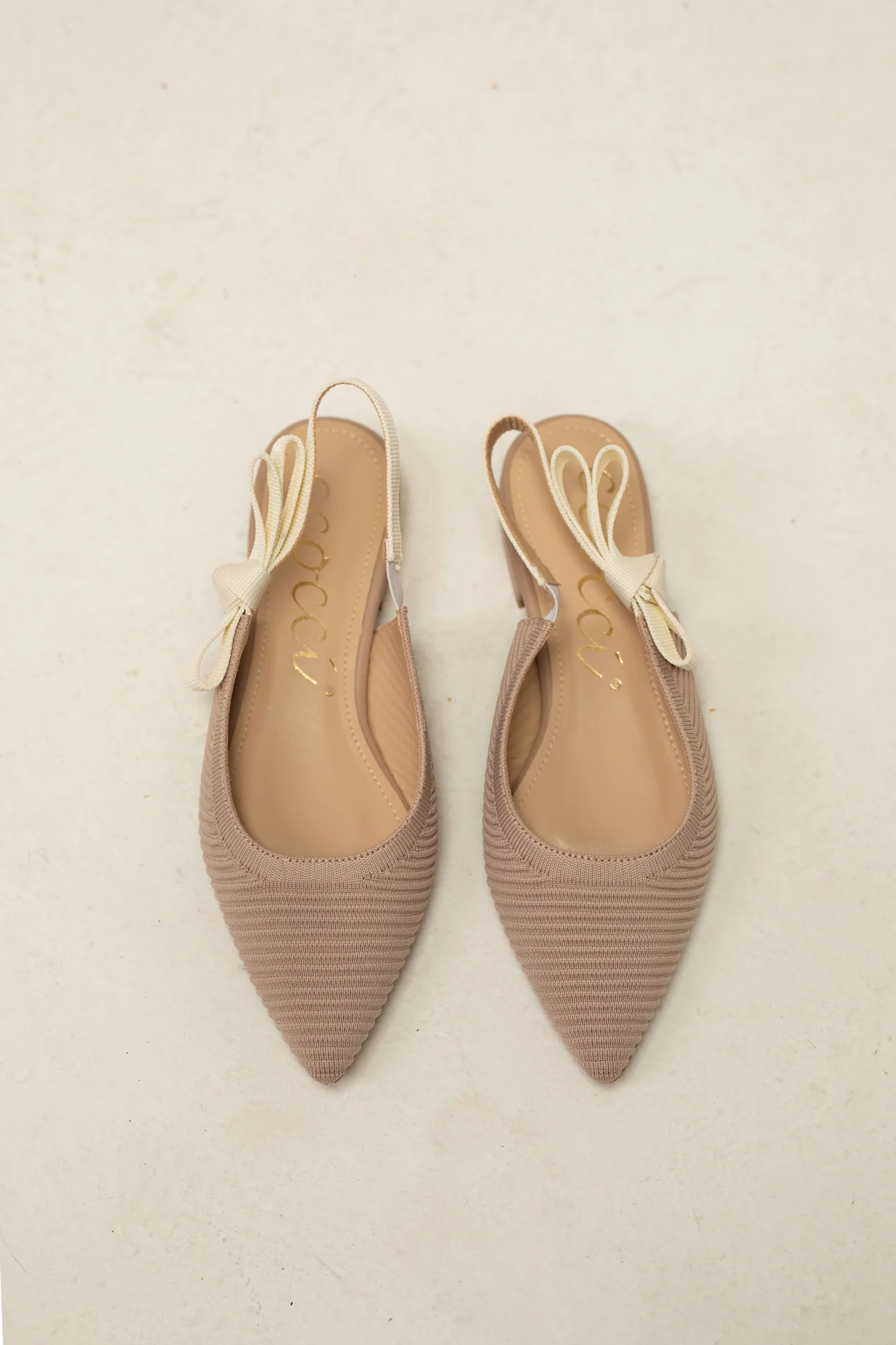 Serenity Slingback Bow Flats