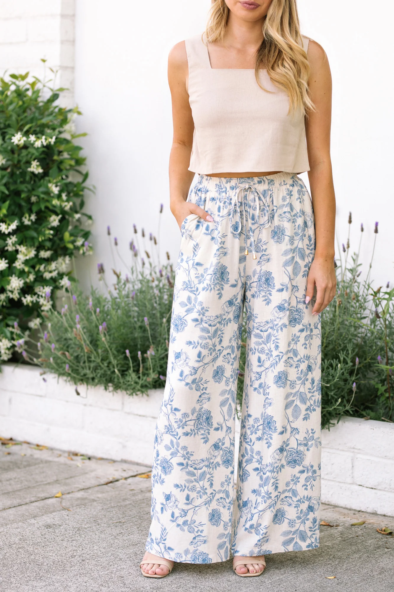 Linen Blend Pants
