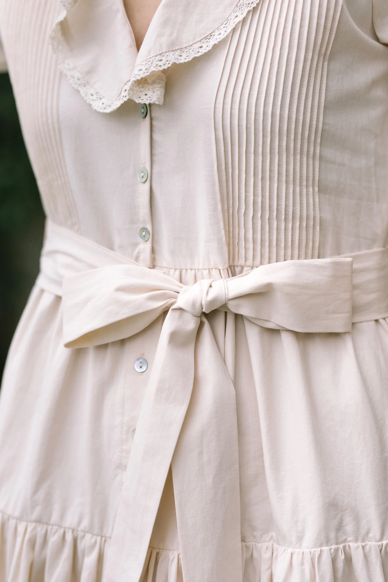Ruffle Collared Dress