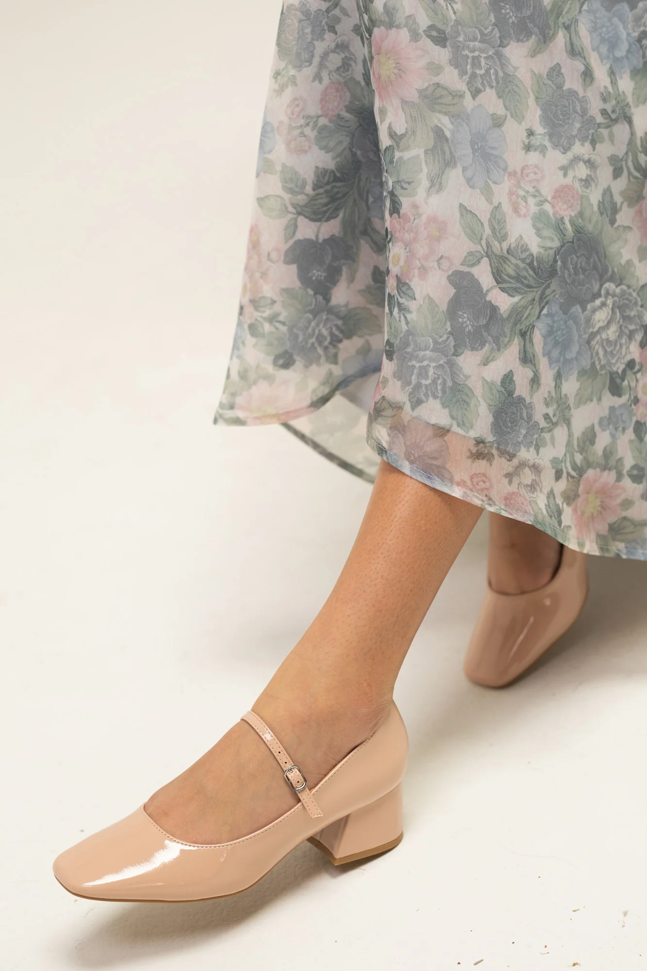 Mary Jane Block Heel Shoes