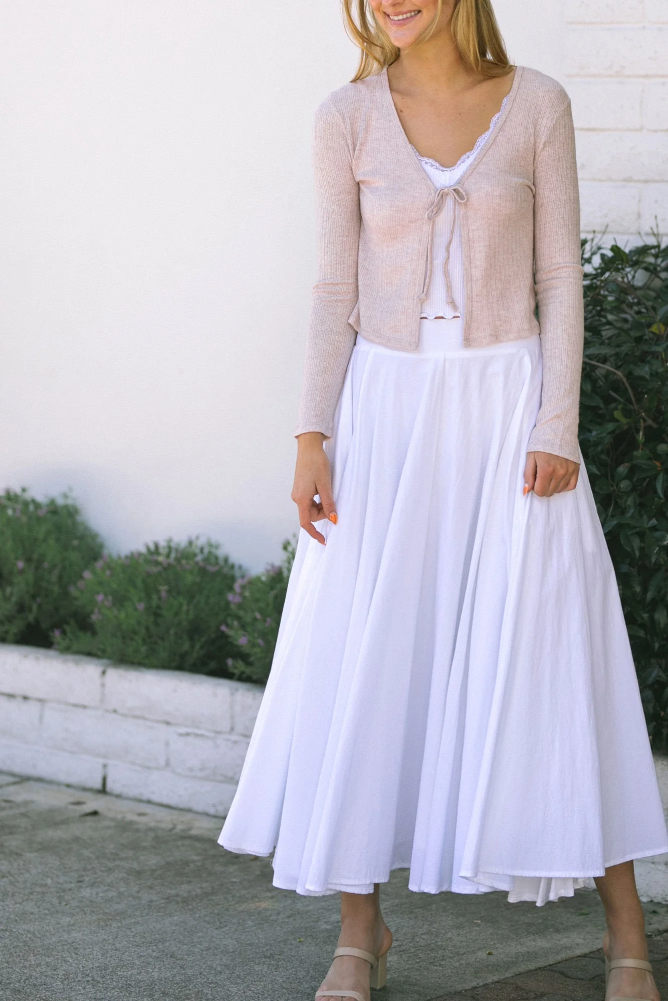 Fabiola Tie Front Top