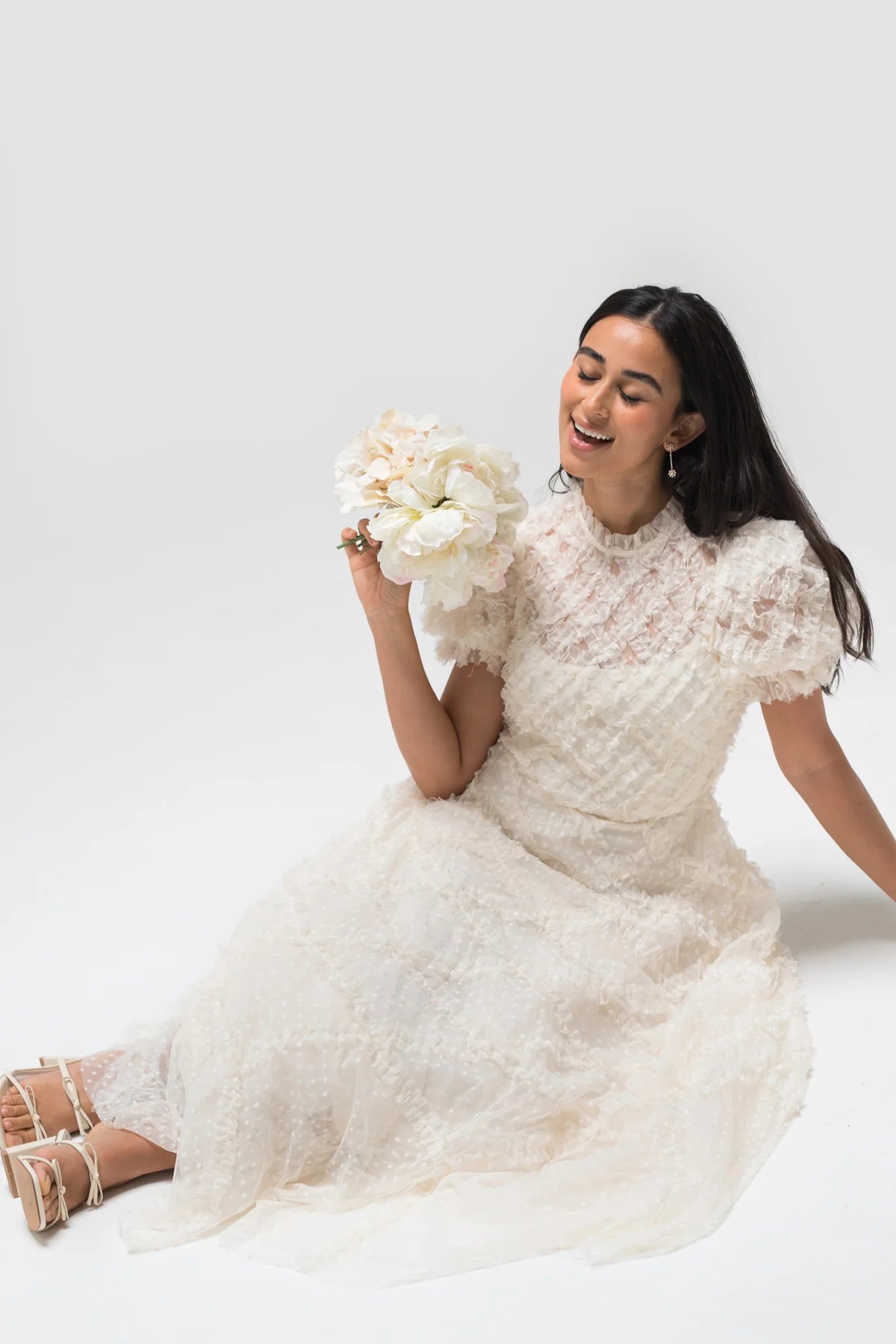 Gretchen Tulle Ruffled Dress