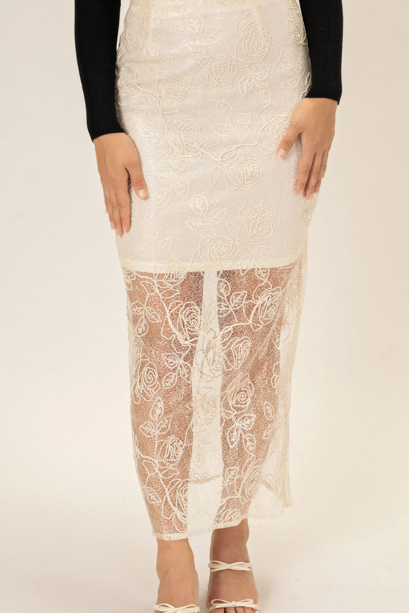 Floral Lace Skirt