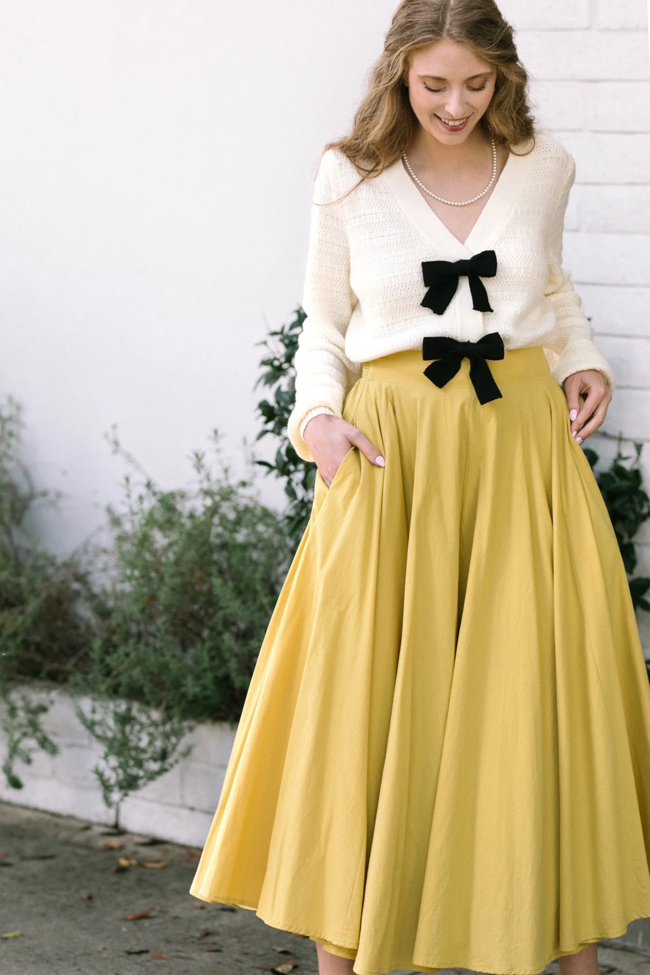 Solid Maxi Skirt