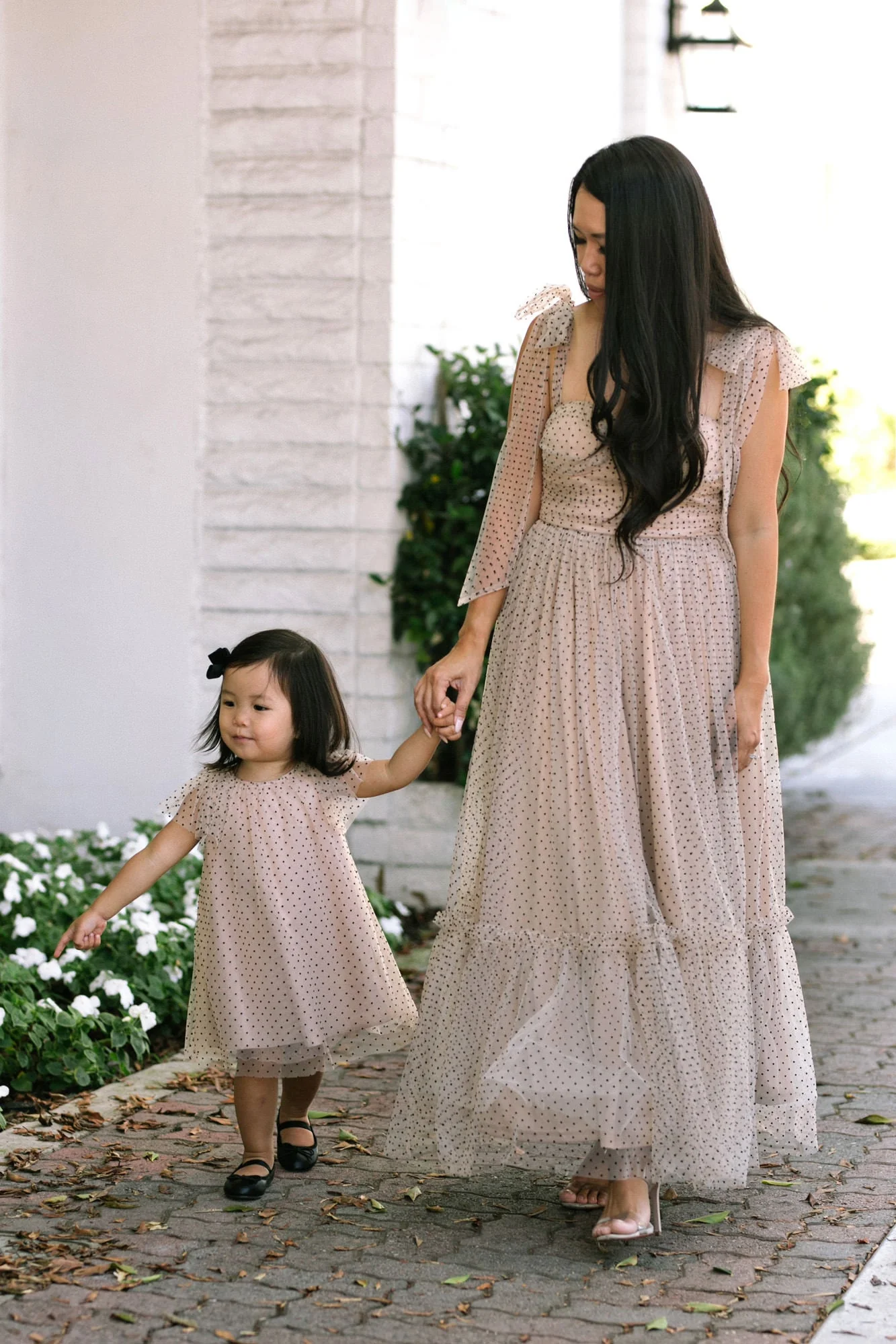 Mini Dotted Tulle Dress