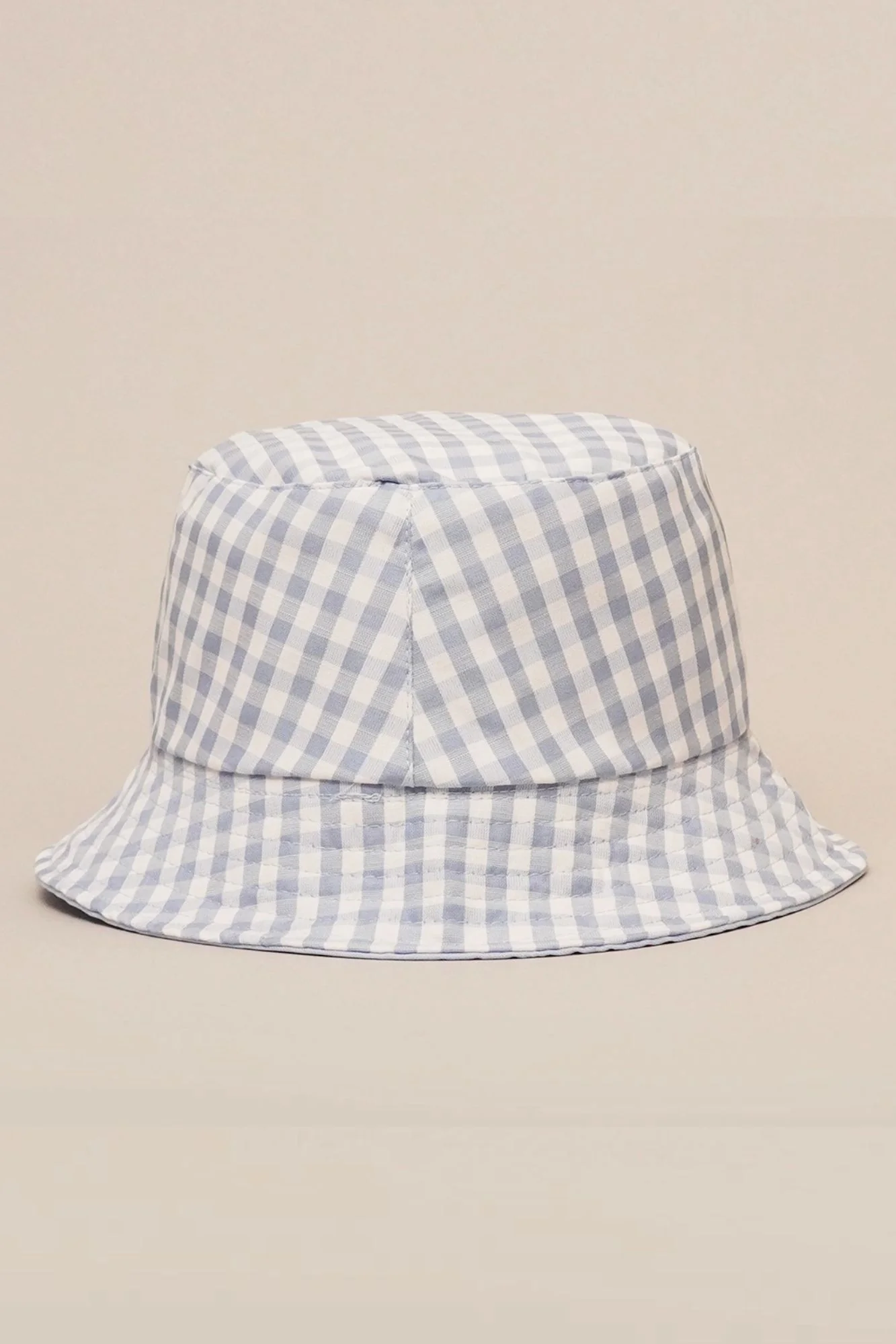 Reversible Gingham Bucket Hat