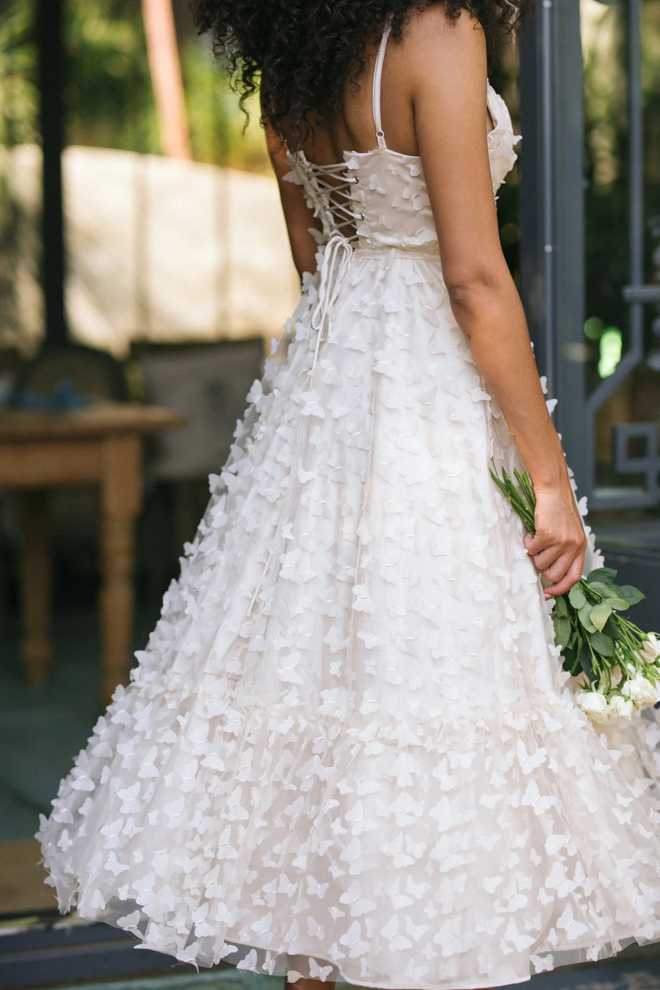 Butterfly Mesh Dress