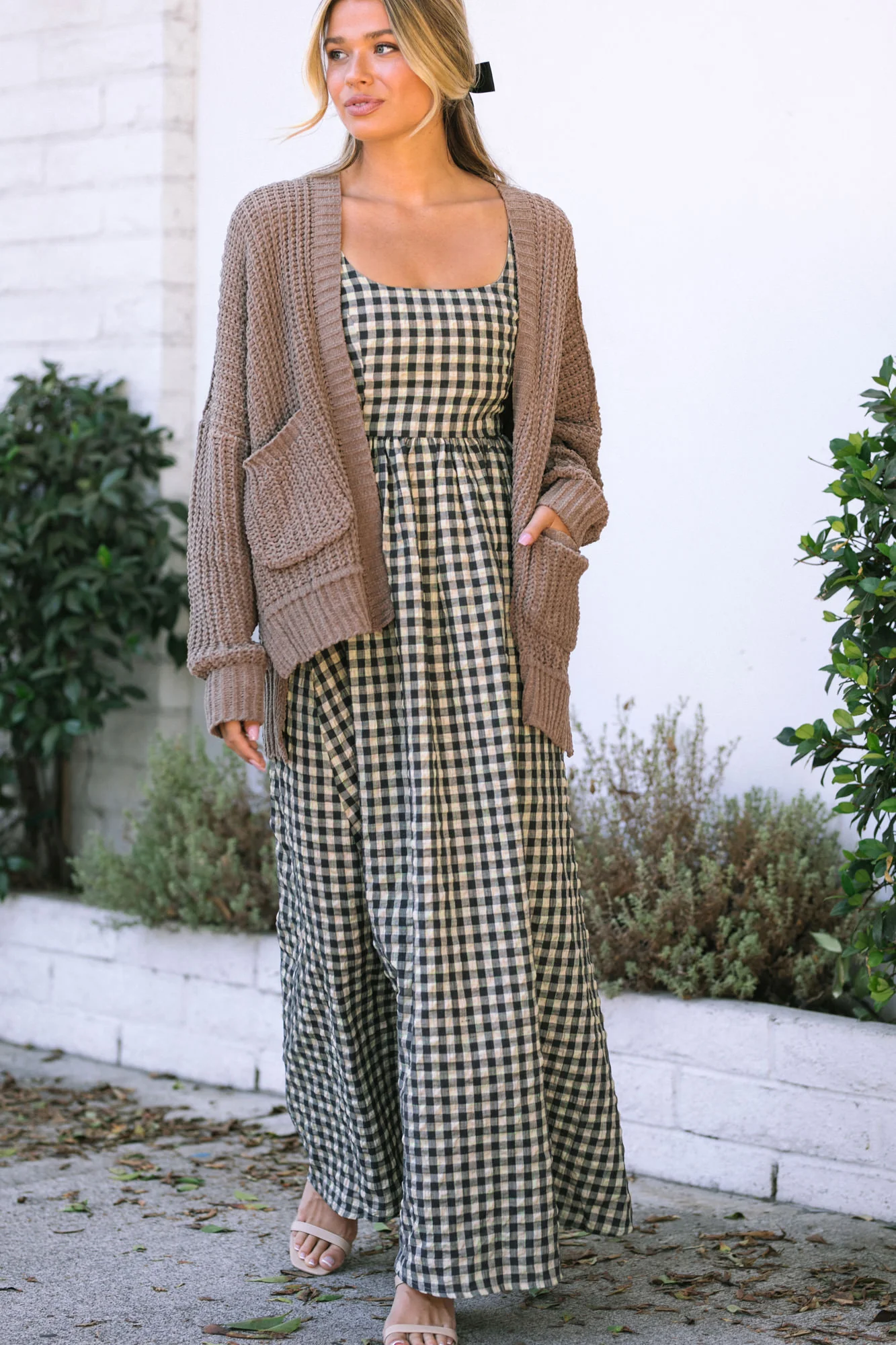 Gingham Maxi Dress