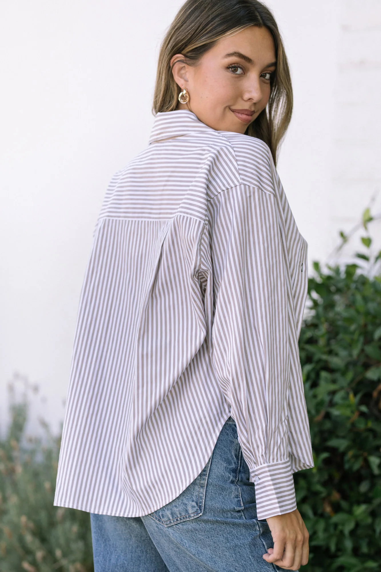 Mason Striped Button Up Shirt
