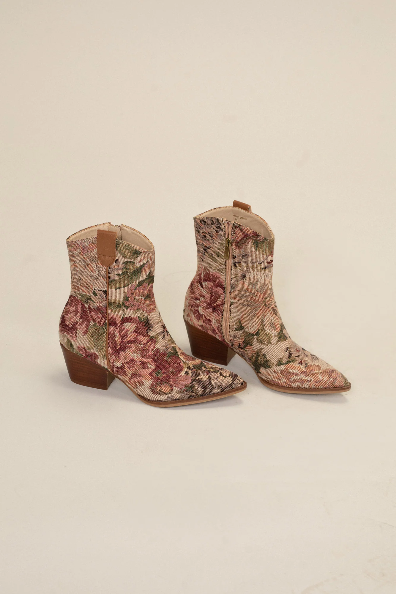 Karina Floral Tapestry Bootie