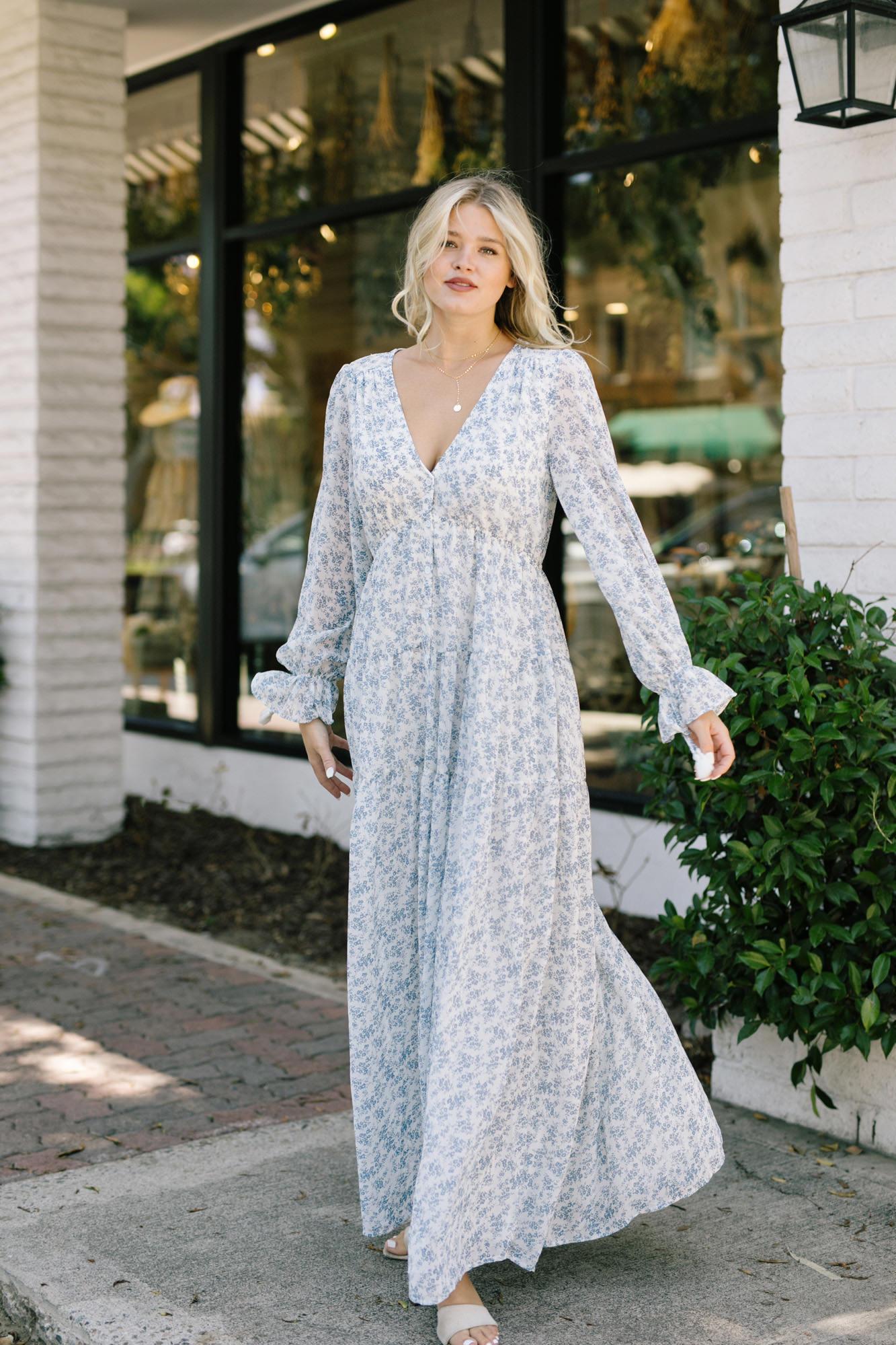 Long Sleeve Maxi Dress