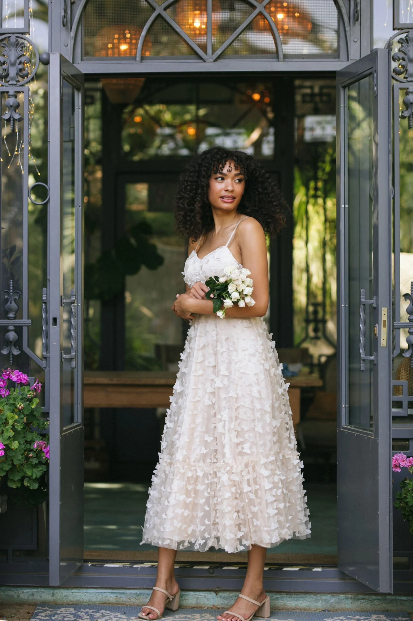 Butterfly Mesh Dress