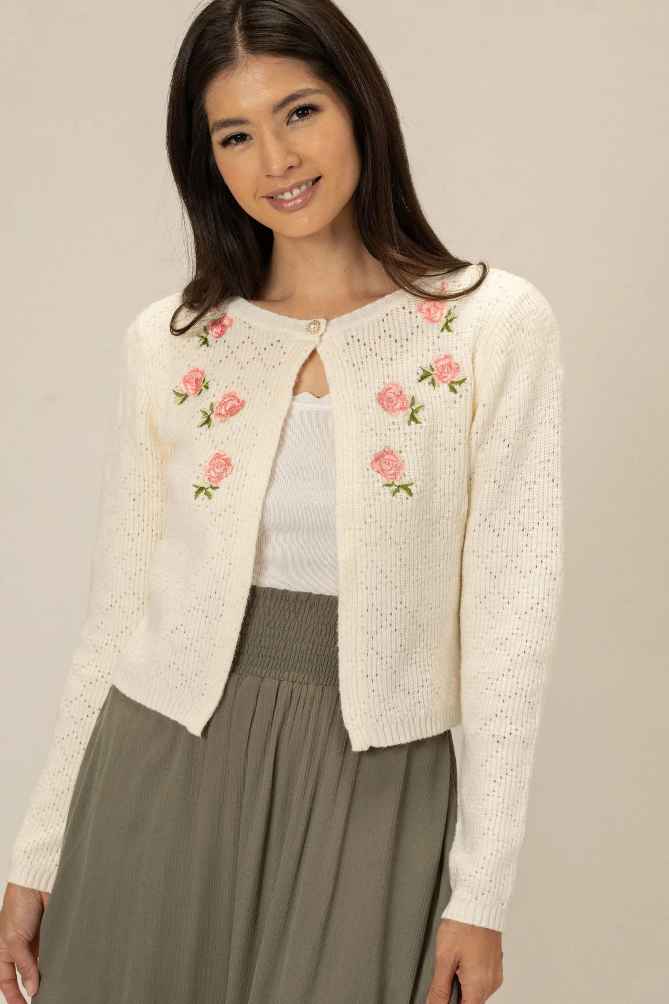 Melanie Floral Cardigan