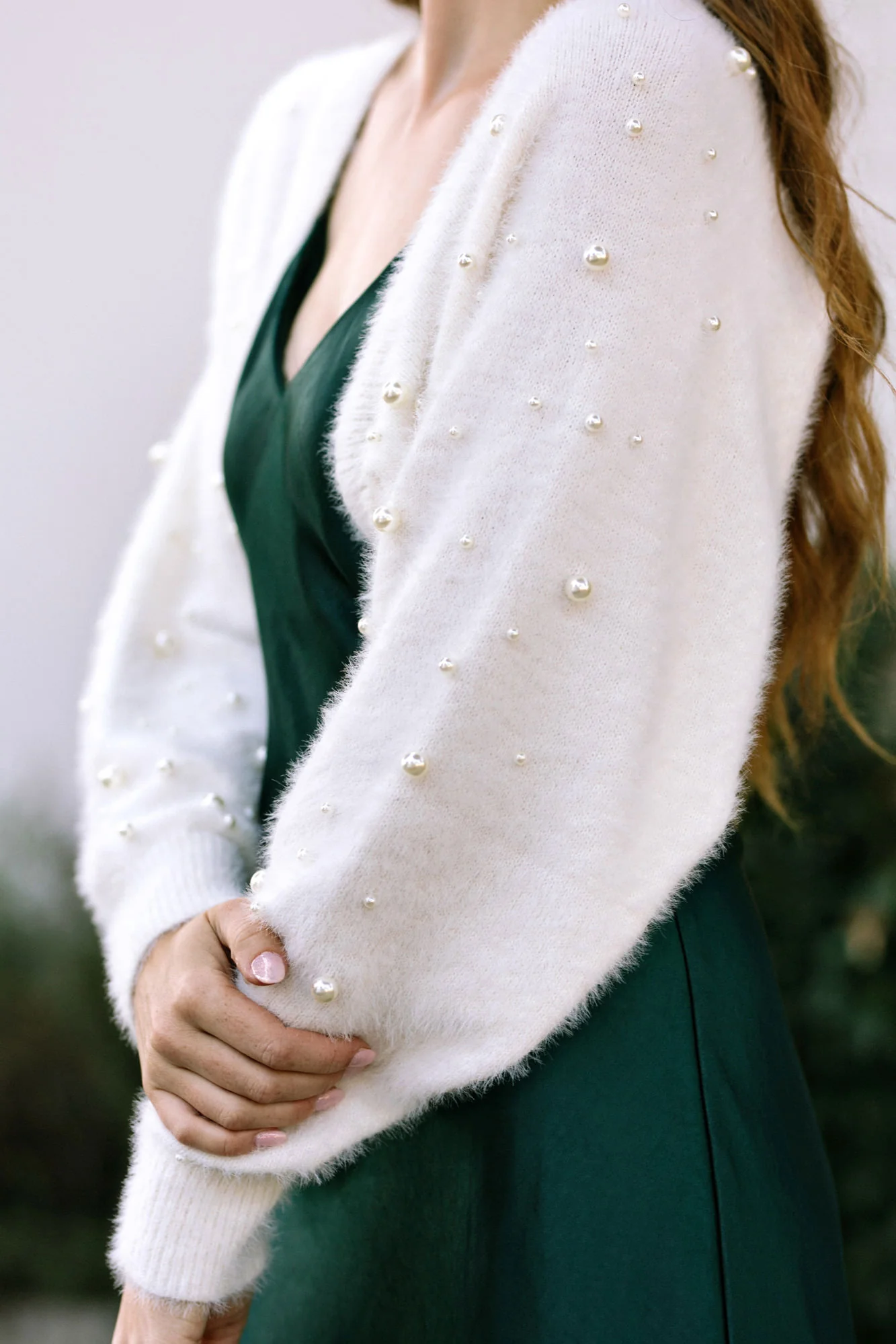 Pearl Shrug Cardigan