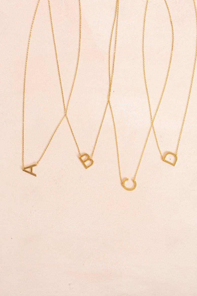 Kaye Gold Initial Necklace