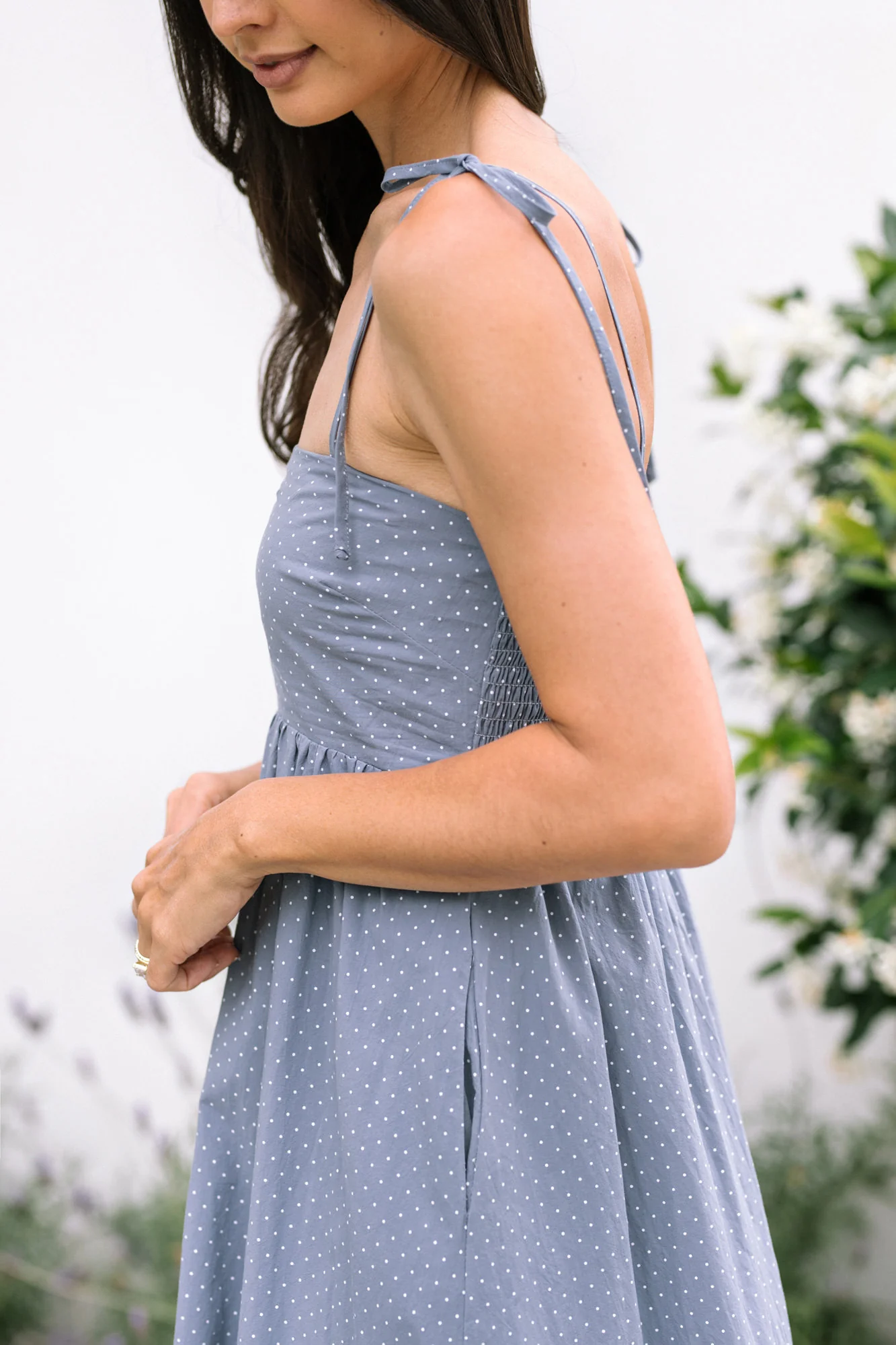 Tie Shoulder Dress