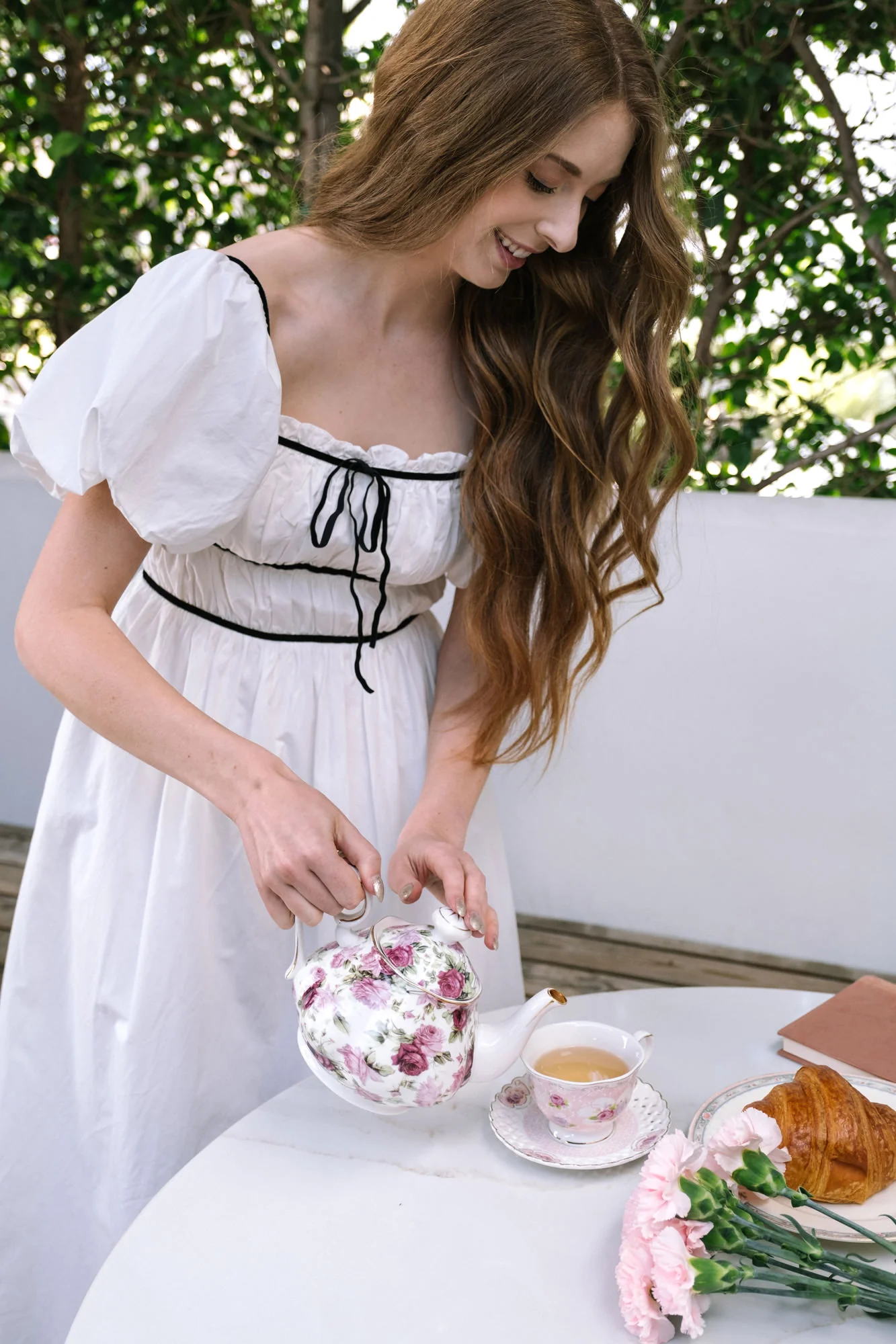 Bridget Contrast Midi Dress