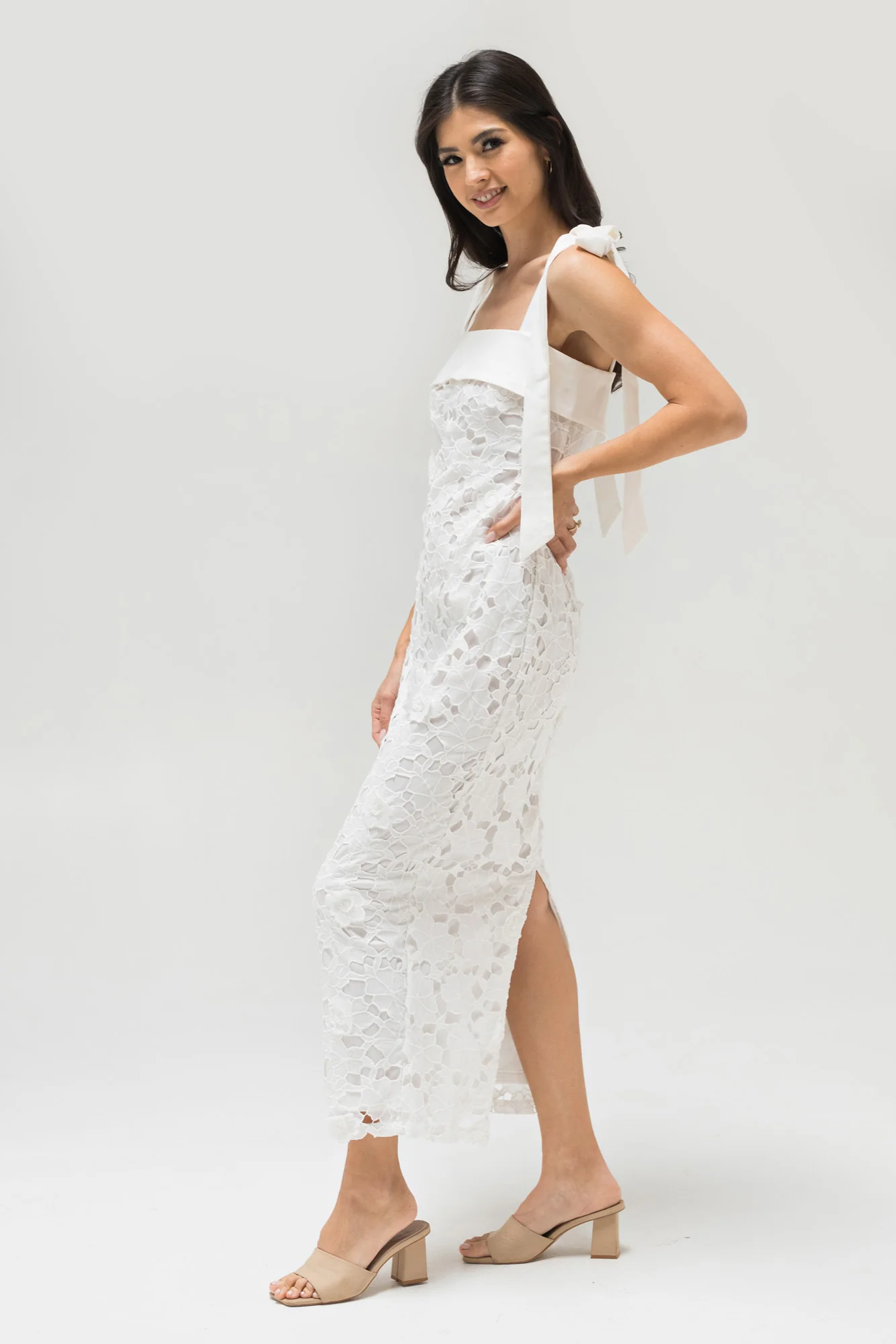 Ashlyn Crochet Lace Dress