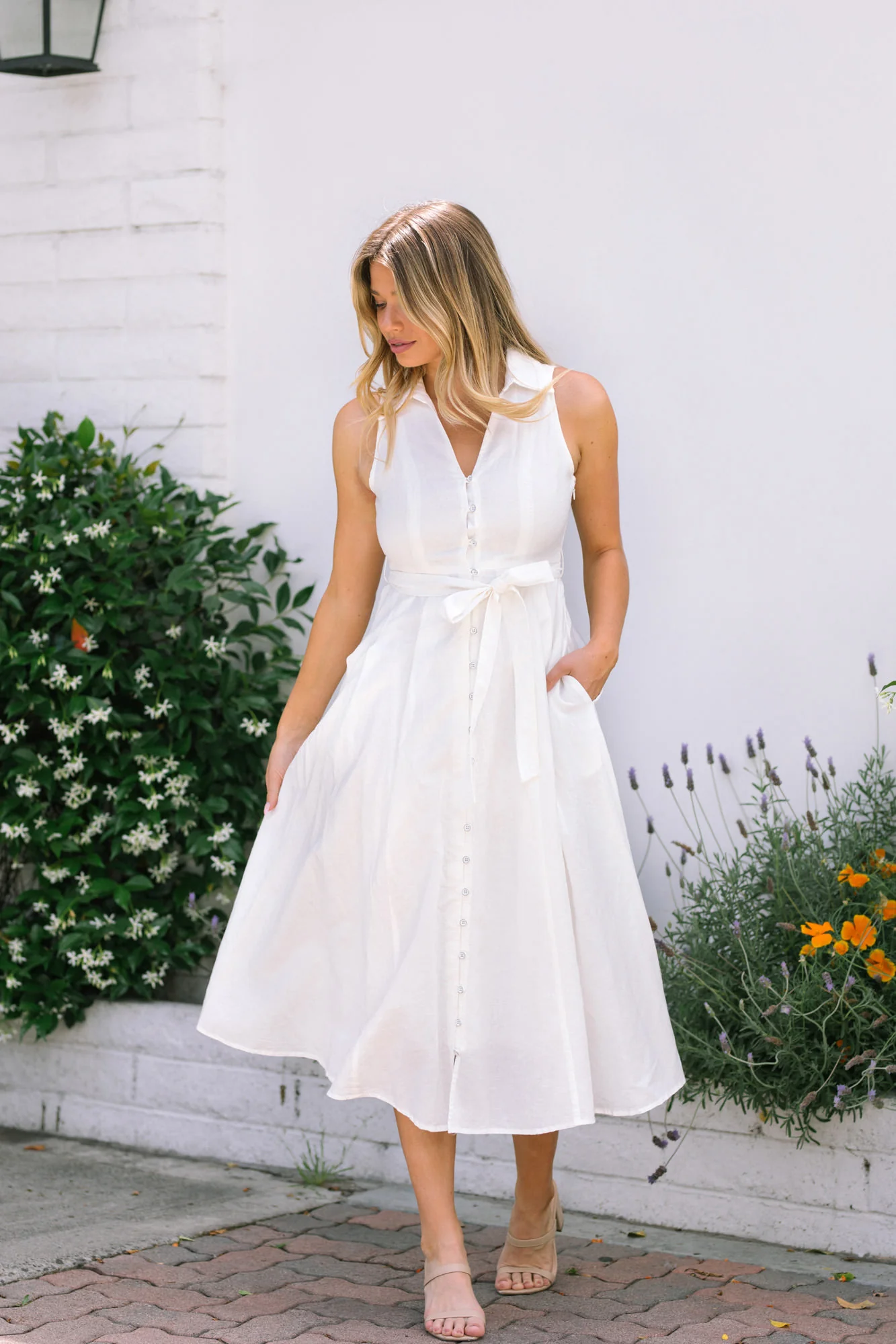 Sleeveless Midi Dress