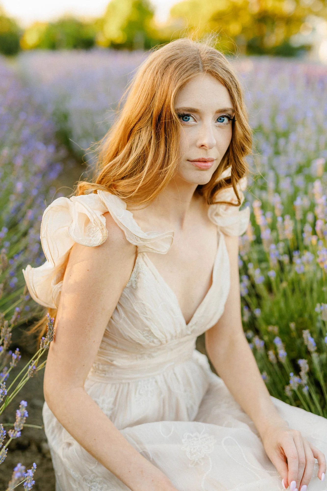 Elena Floral Embroidered Dress