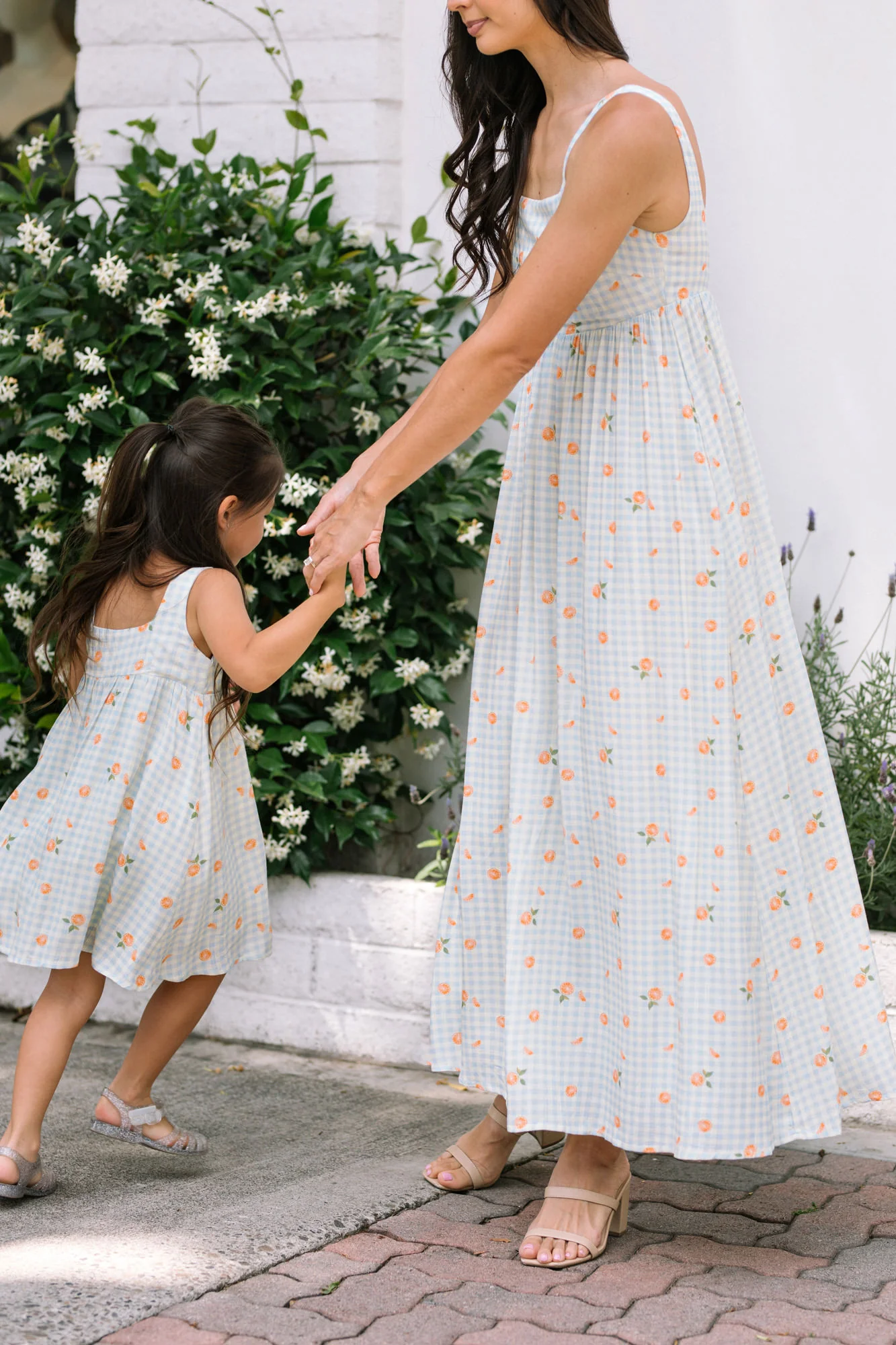 Soleil Babydoll Gingham Dress