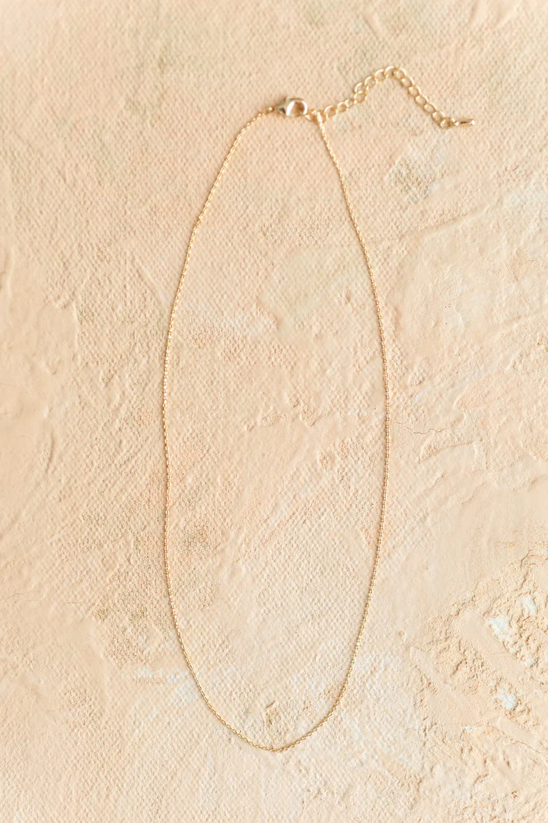 Mary Dainty Chain Necklace