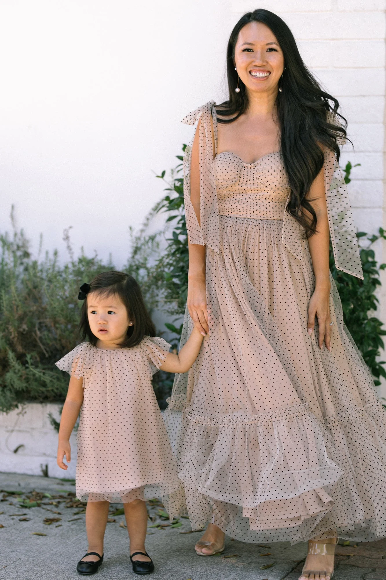 Mini Dotted Tulle Dress