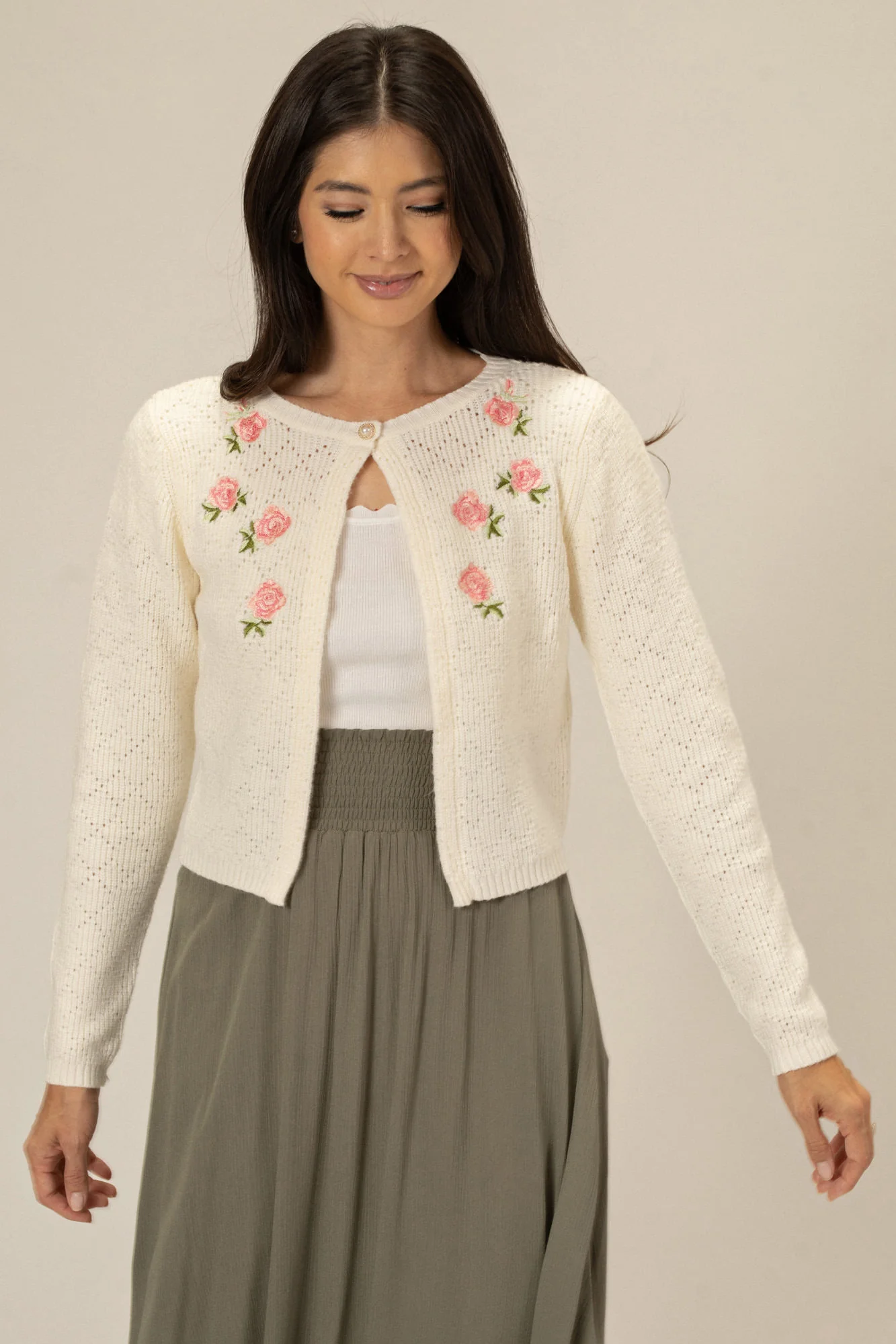 Melanie Floral Cardigan