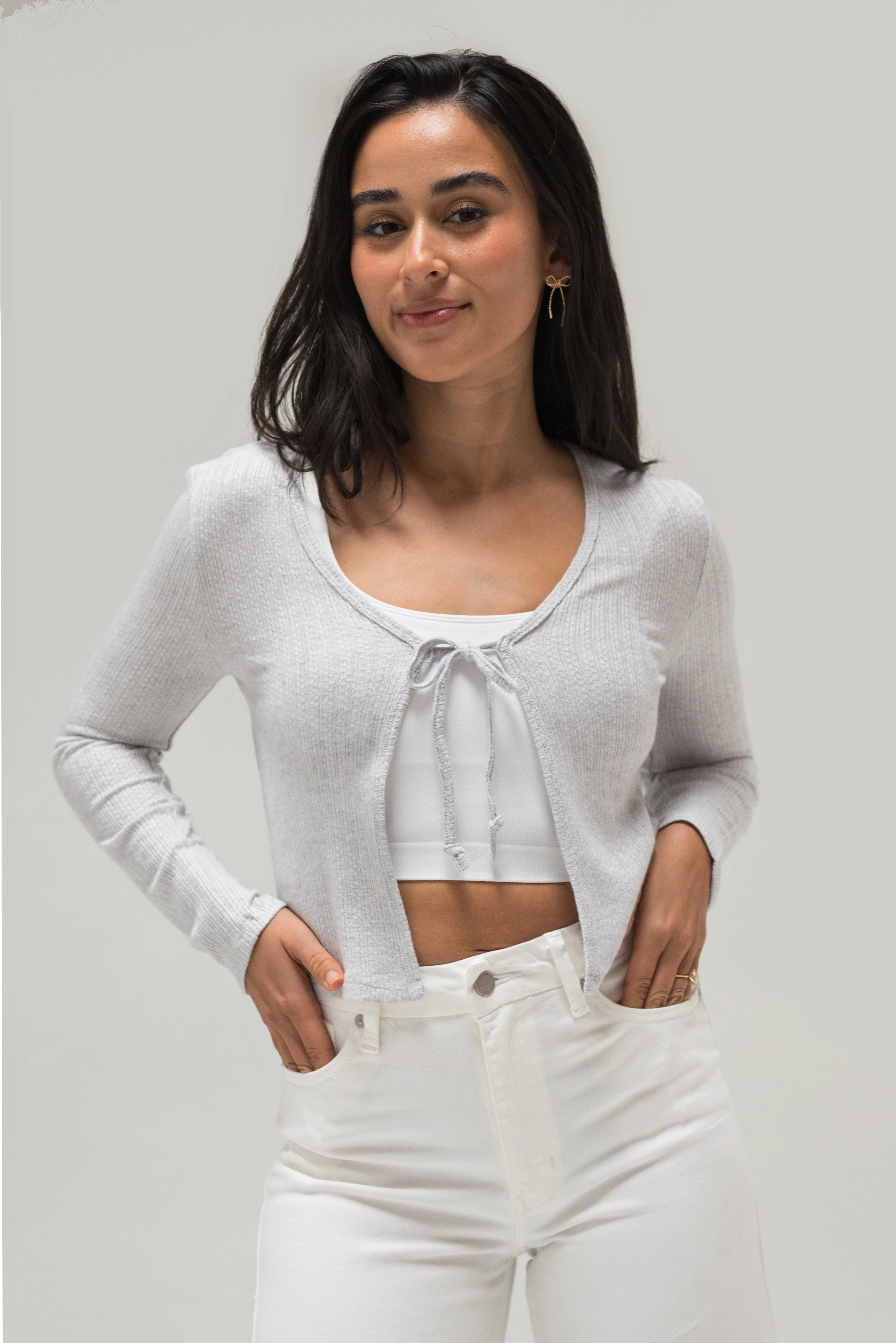 Fabiola Tie Front Top