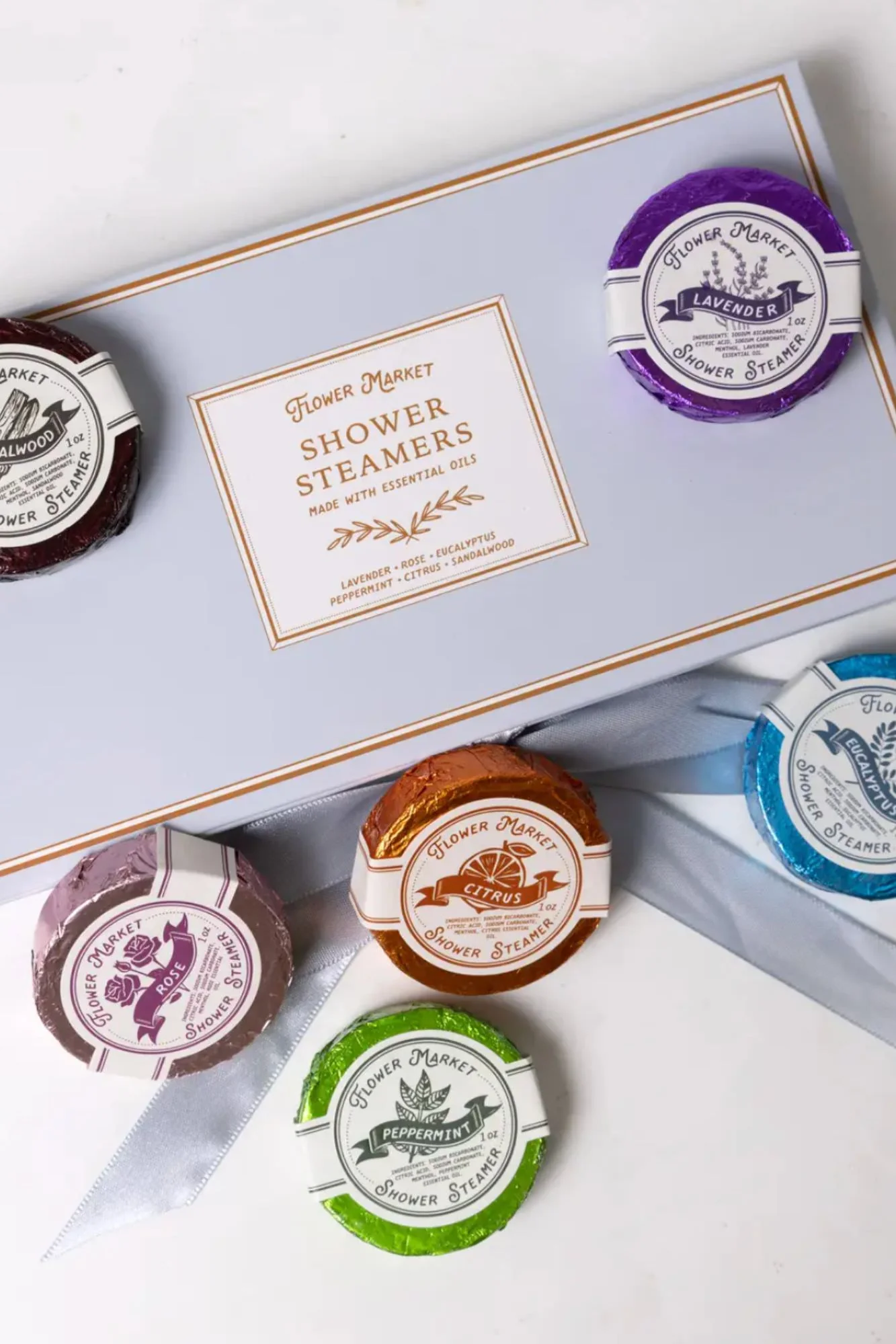 Set of 8 Aromatherapy Shower Steamers in a Box